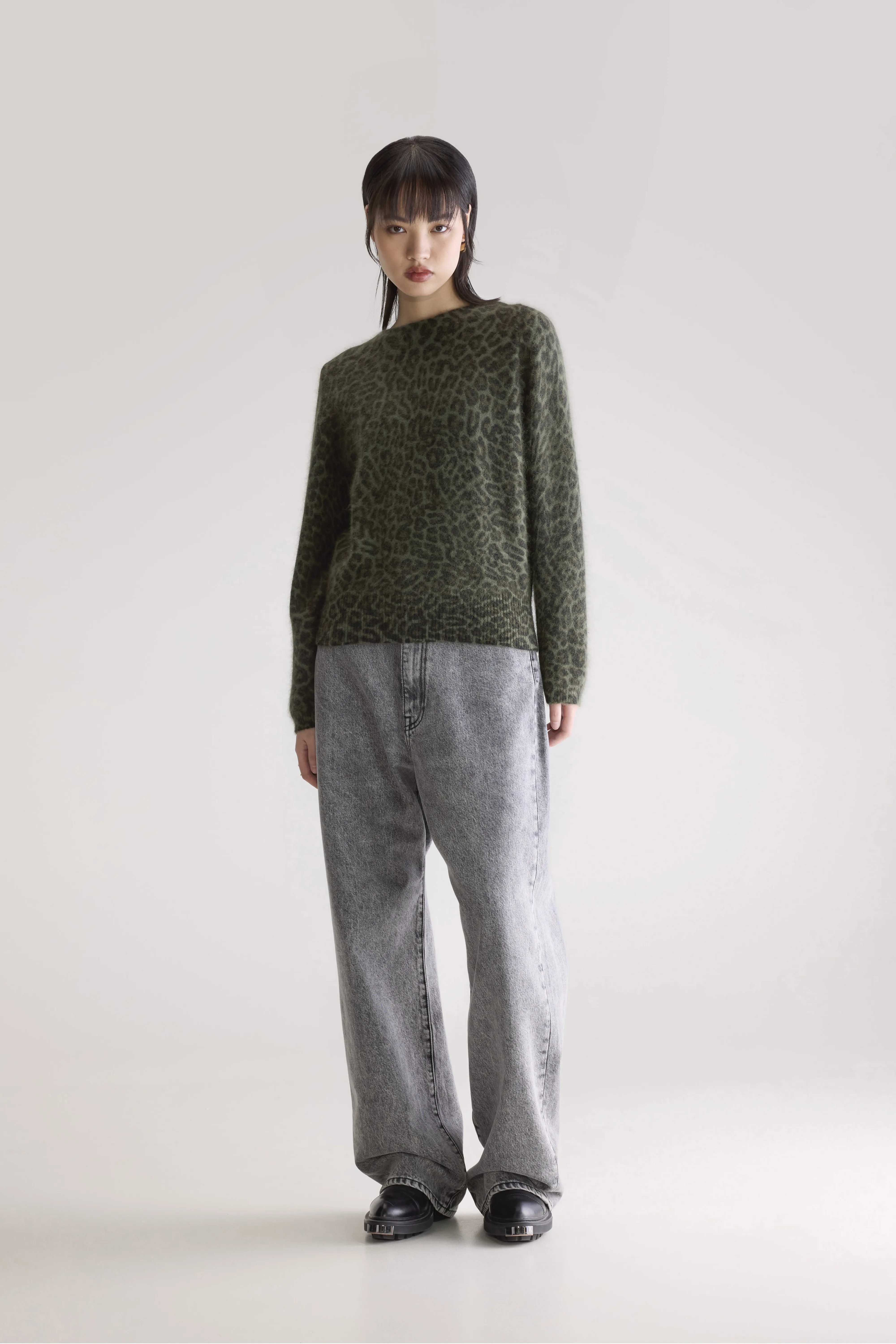 Dioal leopard print sweater (252 / W / COMBO C) - Image 3