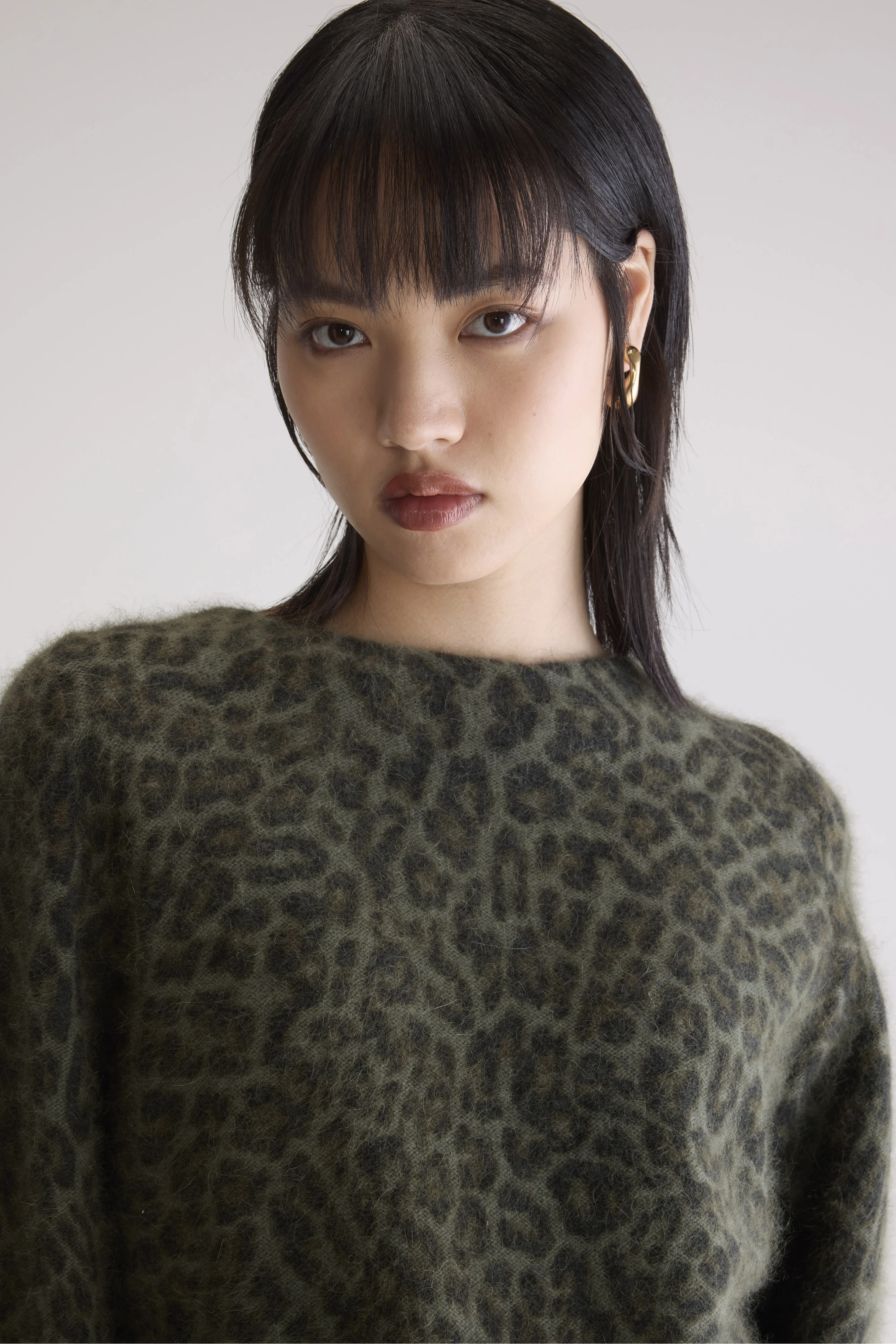Dioal leopard print sweater (252 / W / COMBO C) - Image 5