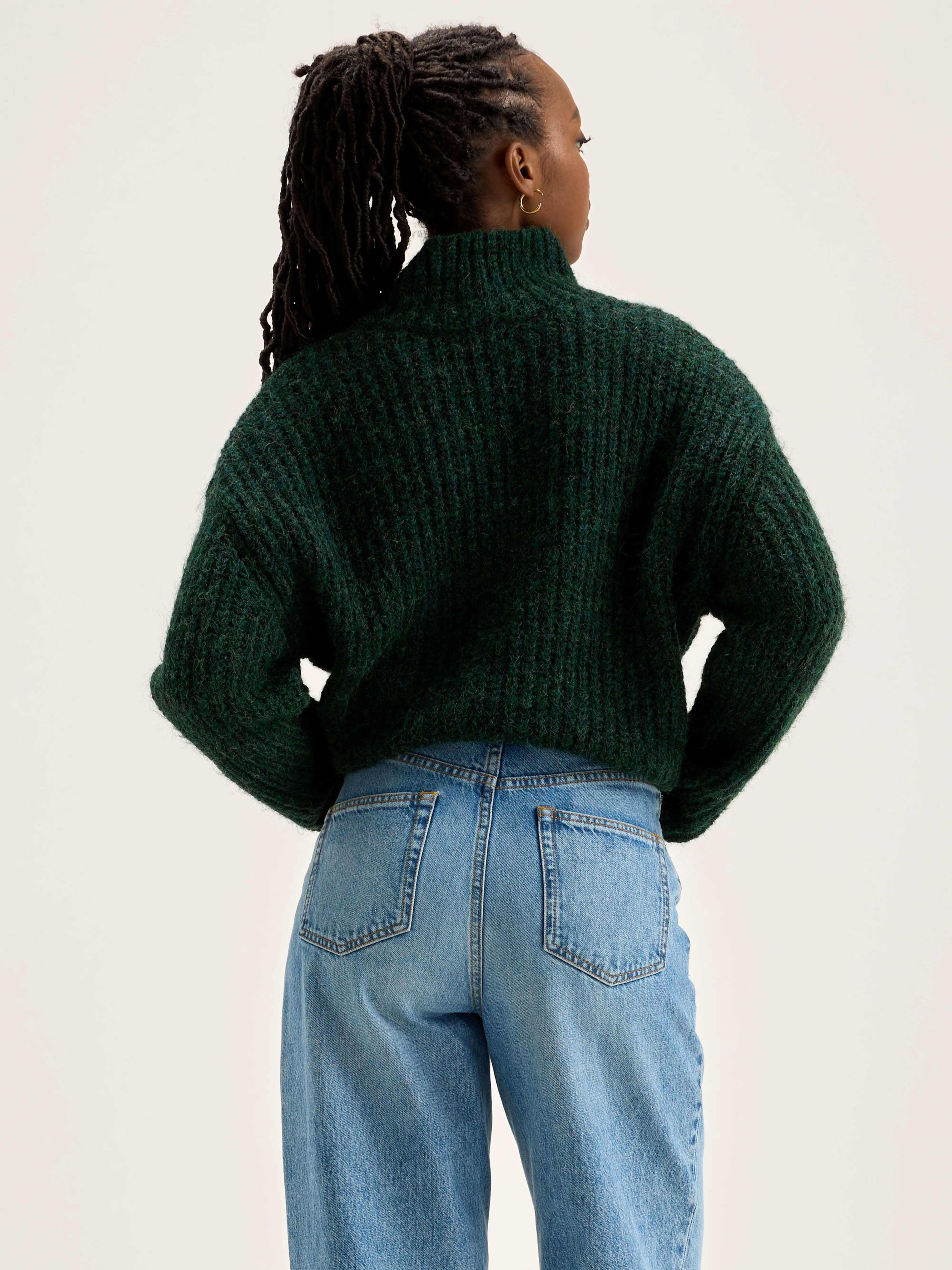 Gap funnel-neck sweater (242 / W / HUNTER) - Image 4