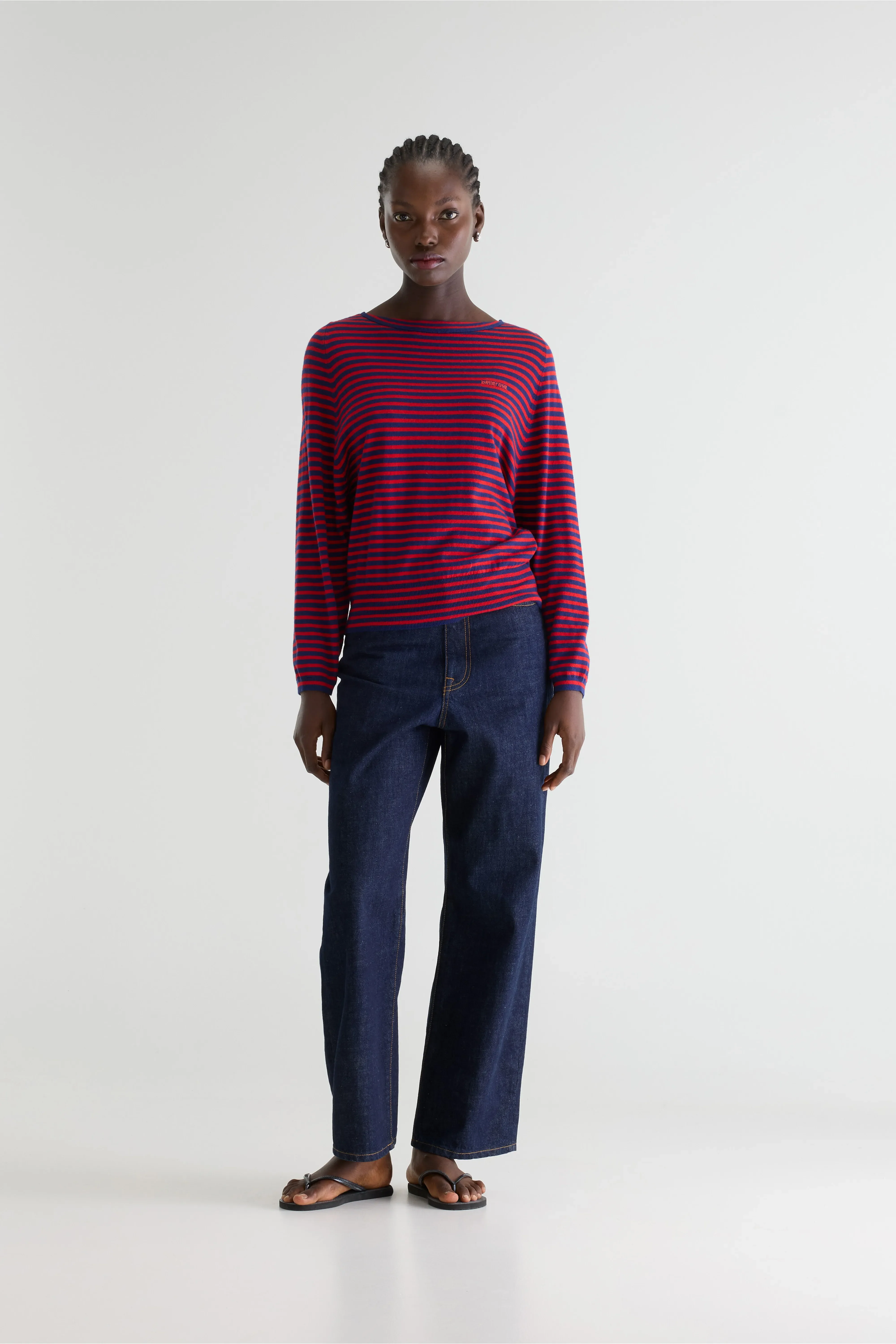 Geros relaxed sweater (261 / W / STRIPE A) - Image 3
