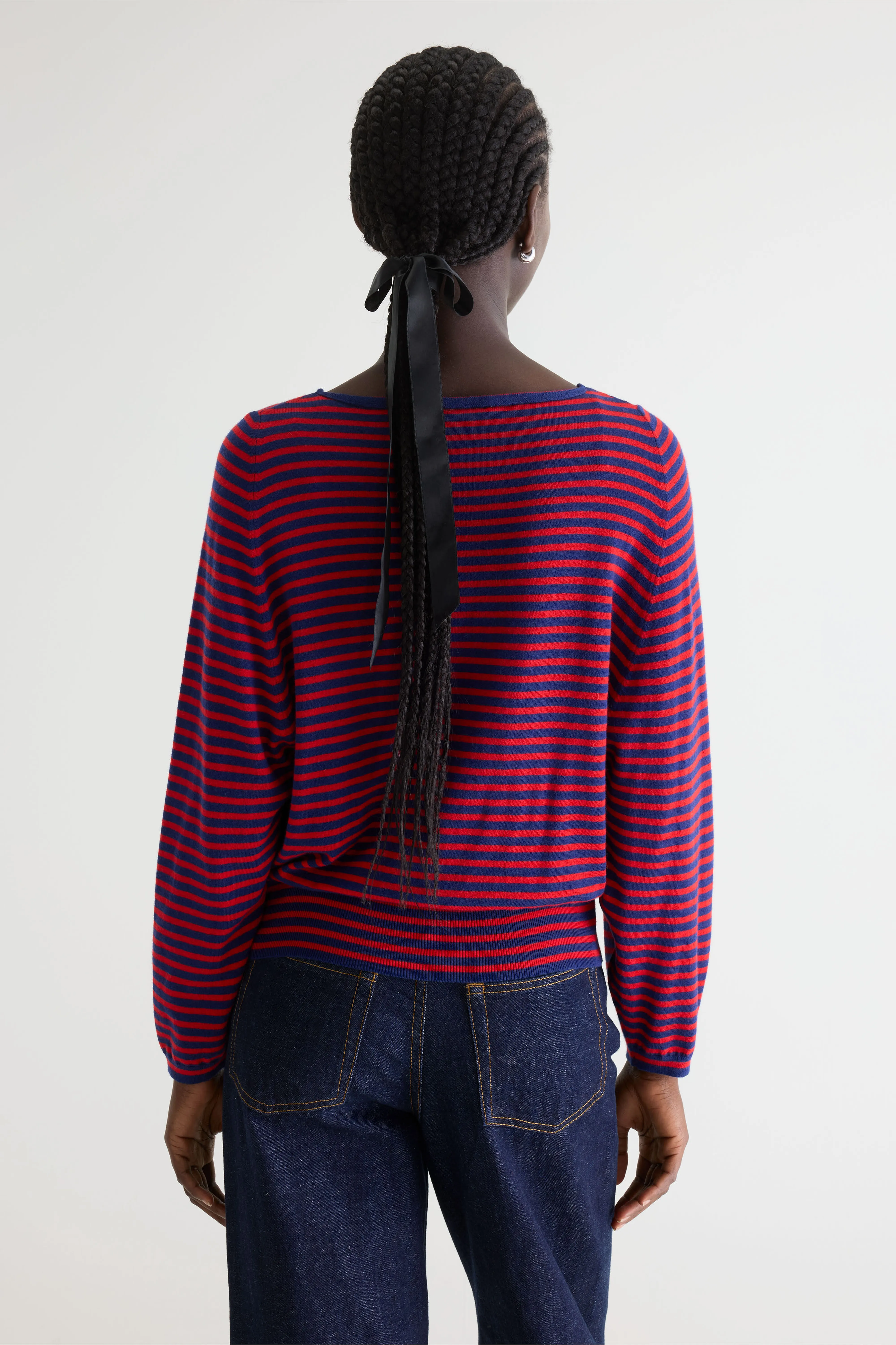 Geros relaxed sweater (261 / W / STRIPE A) - Image 4