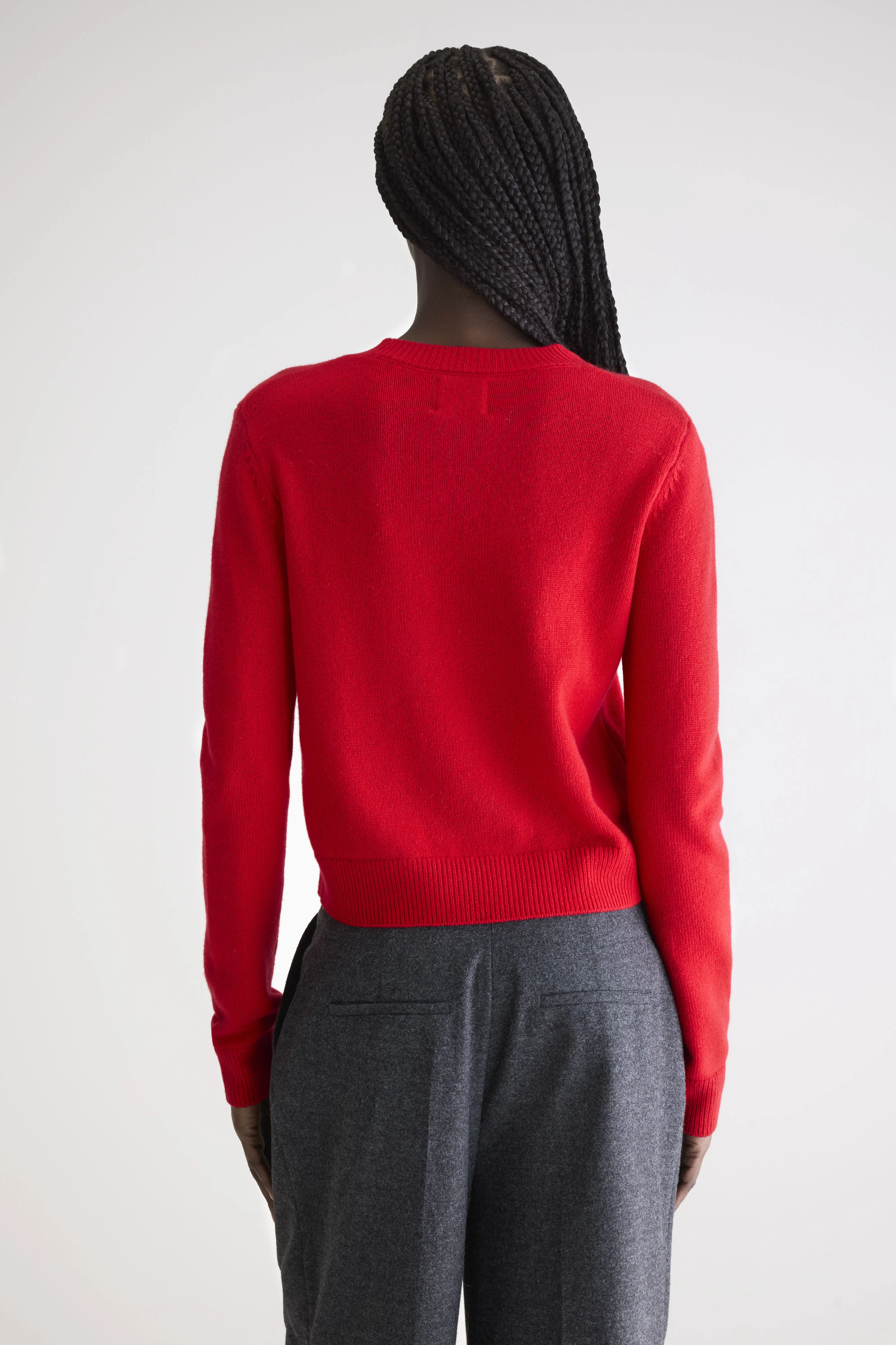 Spag slim cashmere sweater (252 / W / AMORE) - Image 4