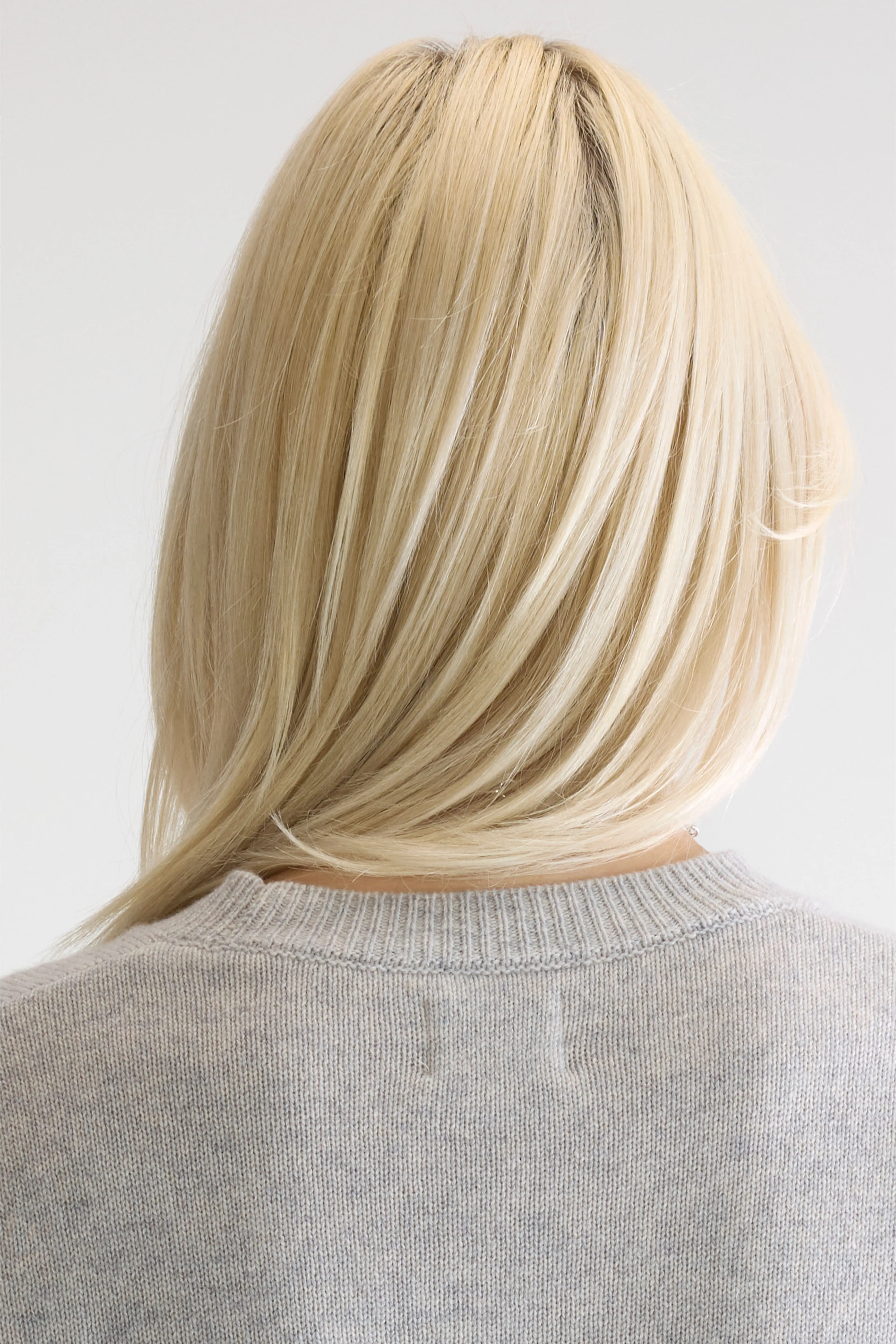 Spag slim cashmere sweater (252 / W / LIGHT GREY) - Image 5