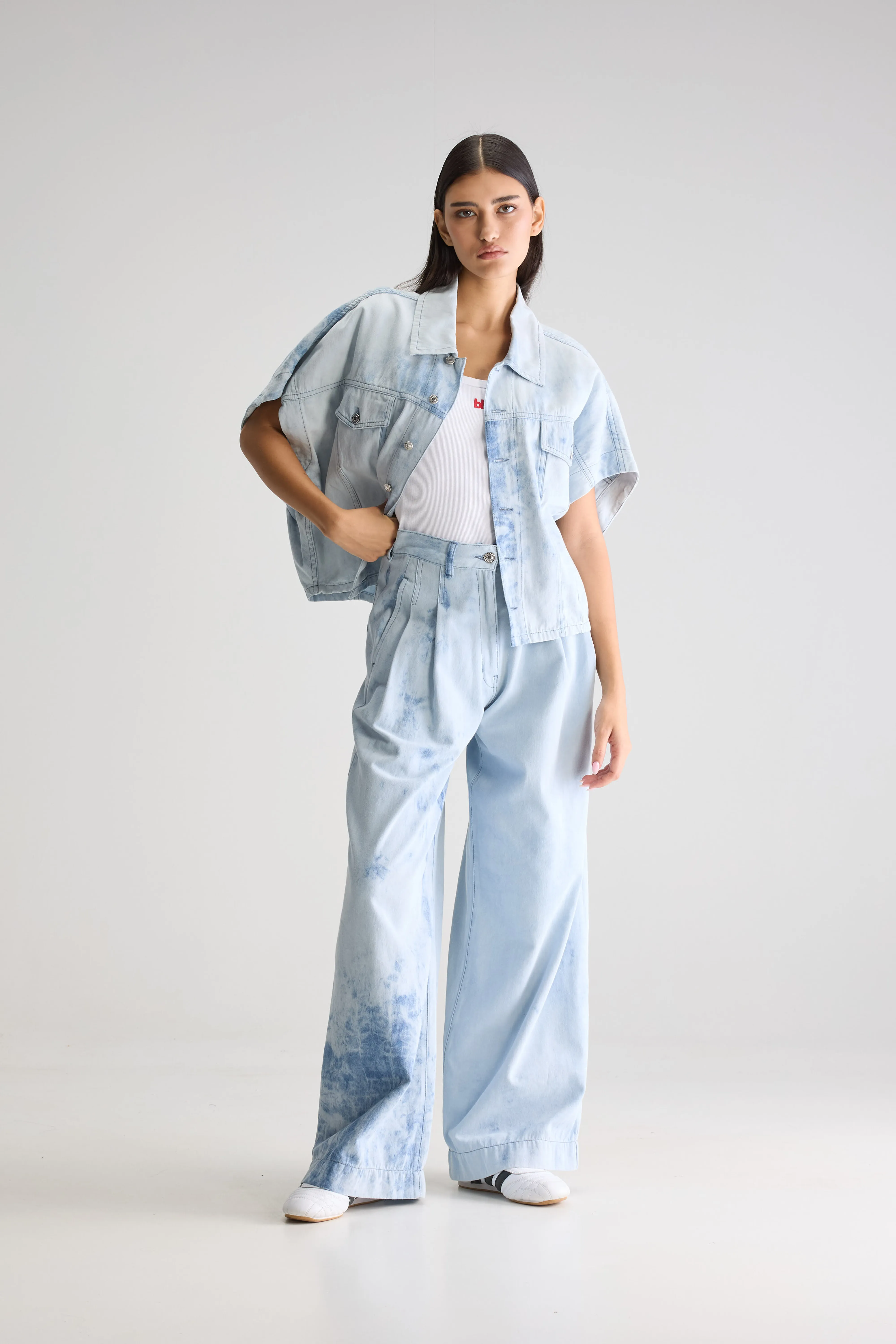 Payton sleeveless overshirt (251 / W / SHADED BLUE) - Image 3