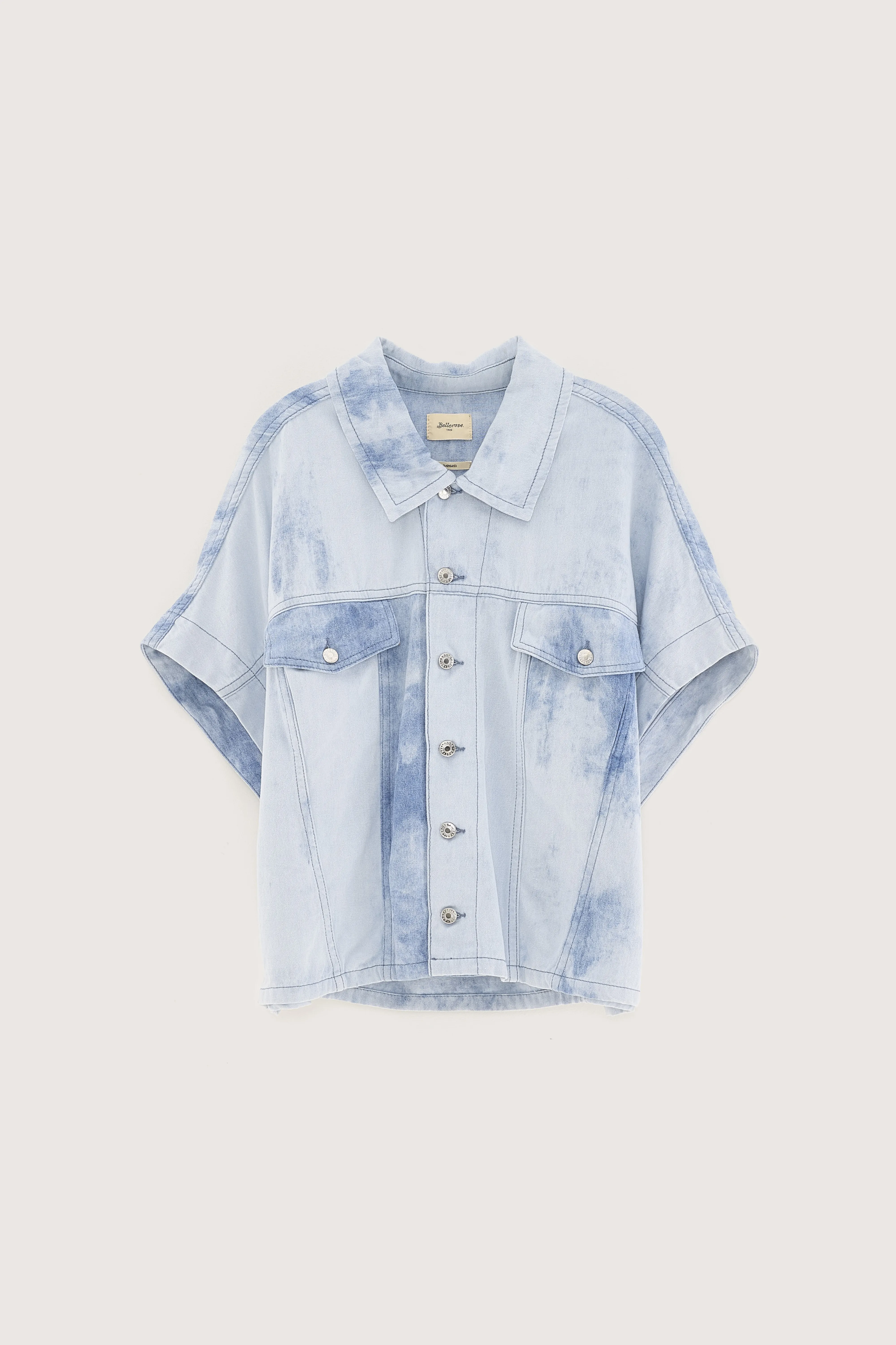 Payton sleeveless overshirt (251 / W / SHADED BLUE) - Image 7