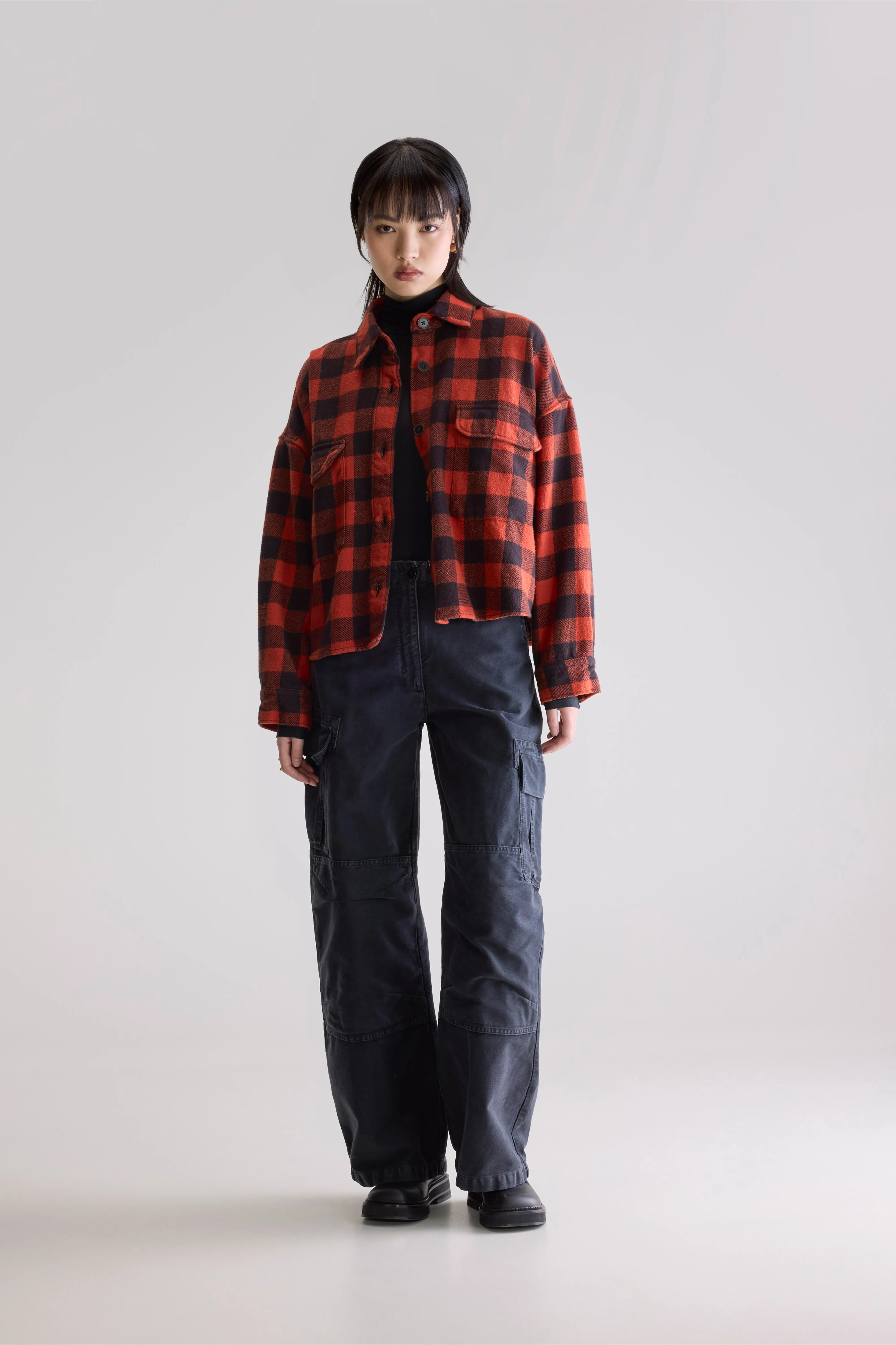 Wyat checked overshirt (252 / W / CHECK C) - Image 2