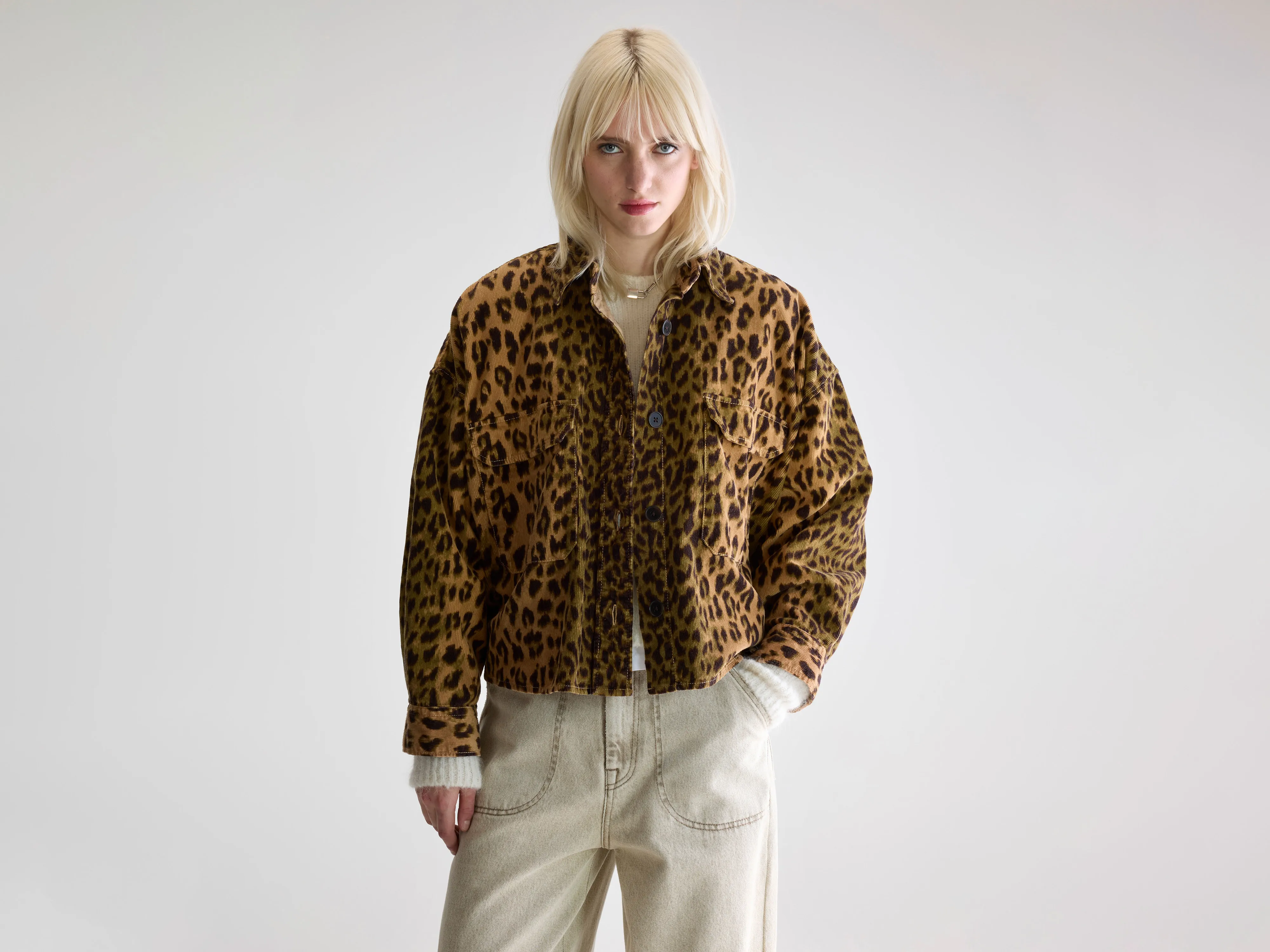 Wyat leopard overshirt (252 / W / COMBO B)