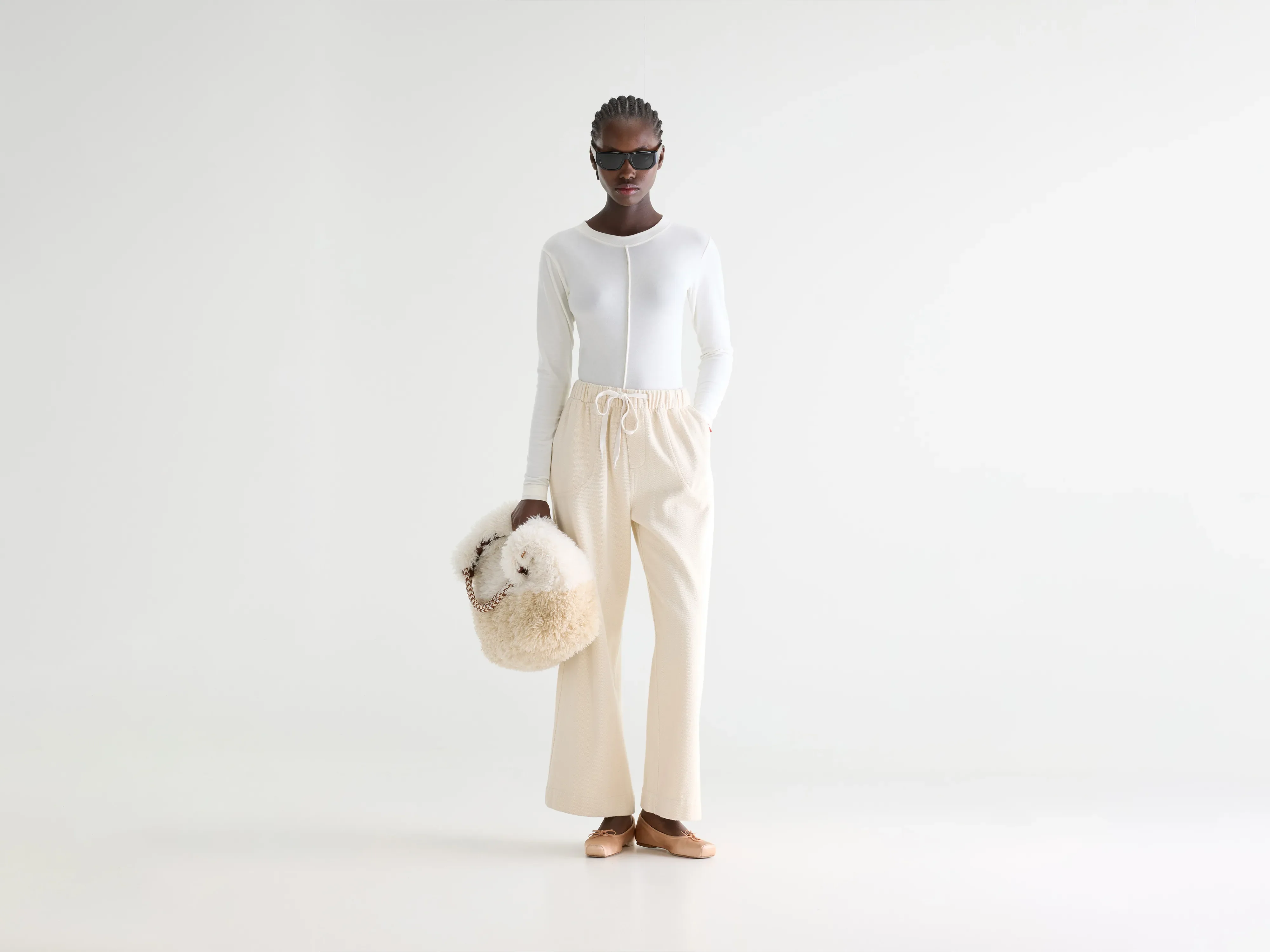 Juna relaxed trousers (261 / W / NATURAL)