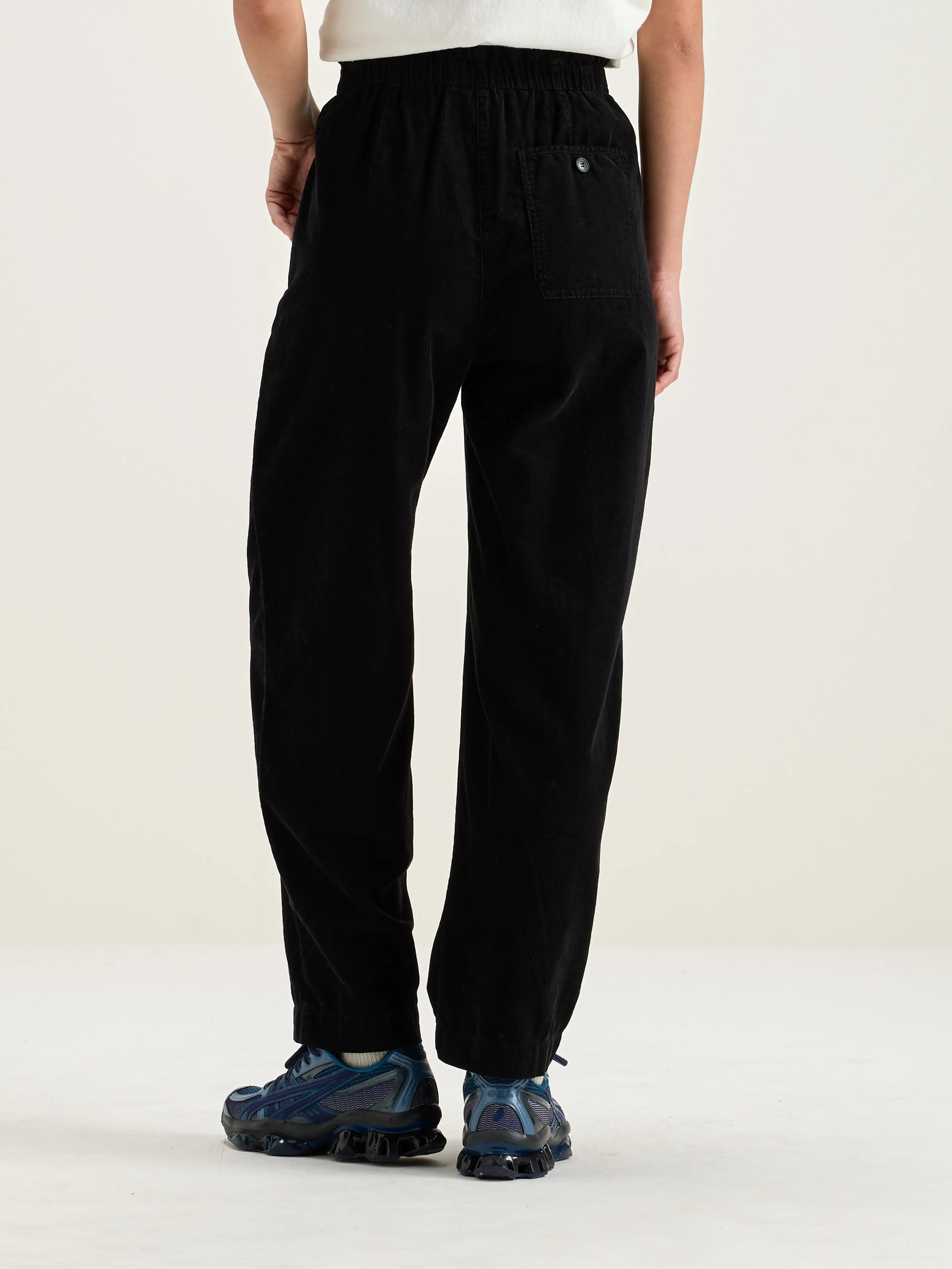 Lilo paperbag trousers (242 / W / BLACK BEAUTY) - Image 4