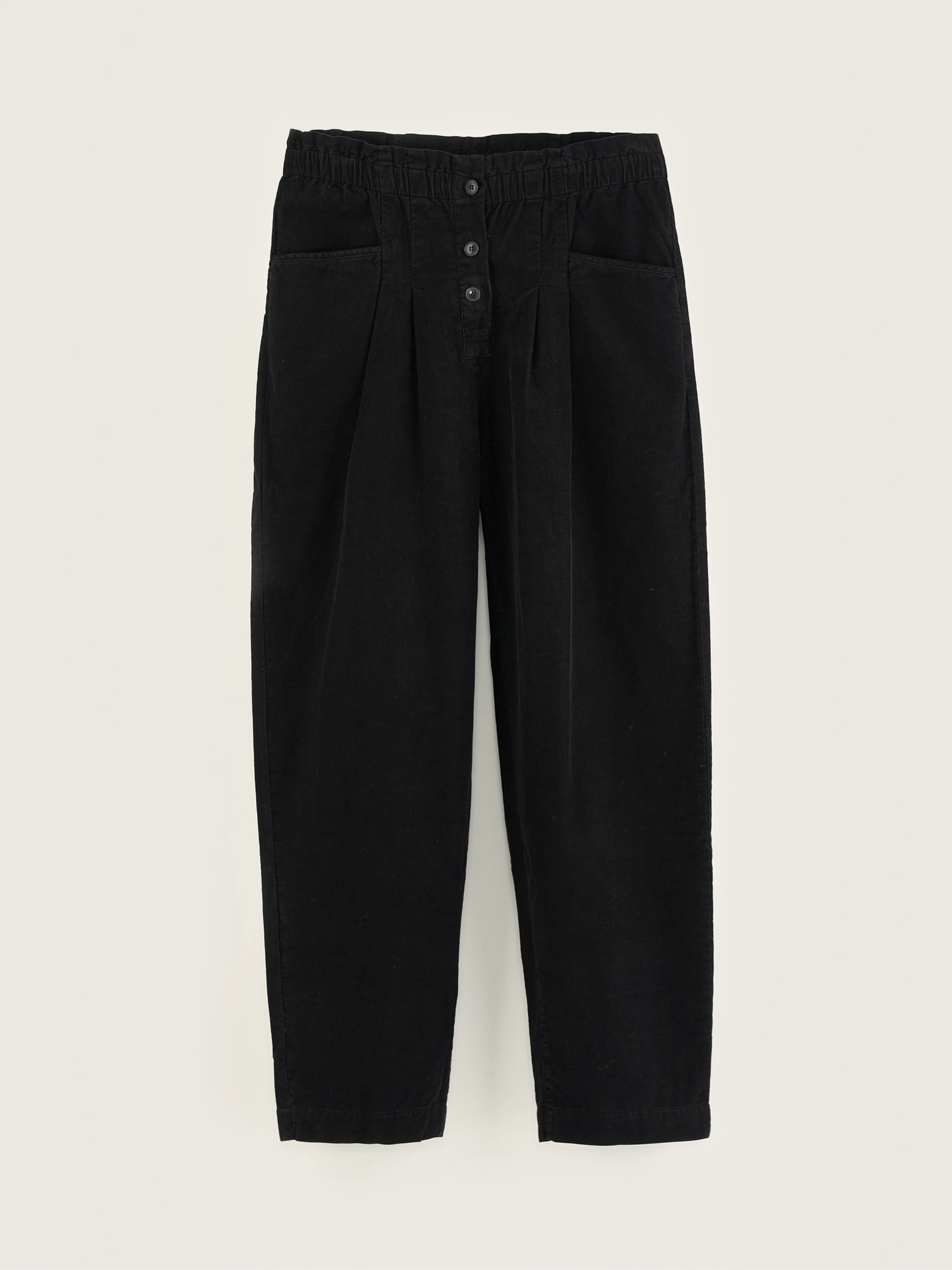 Lilo paperbag trousers (242 / W / BLACK BEAUTY) - Image 7