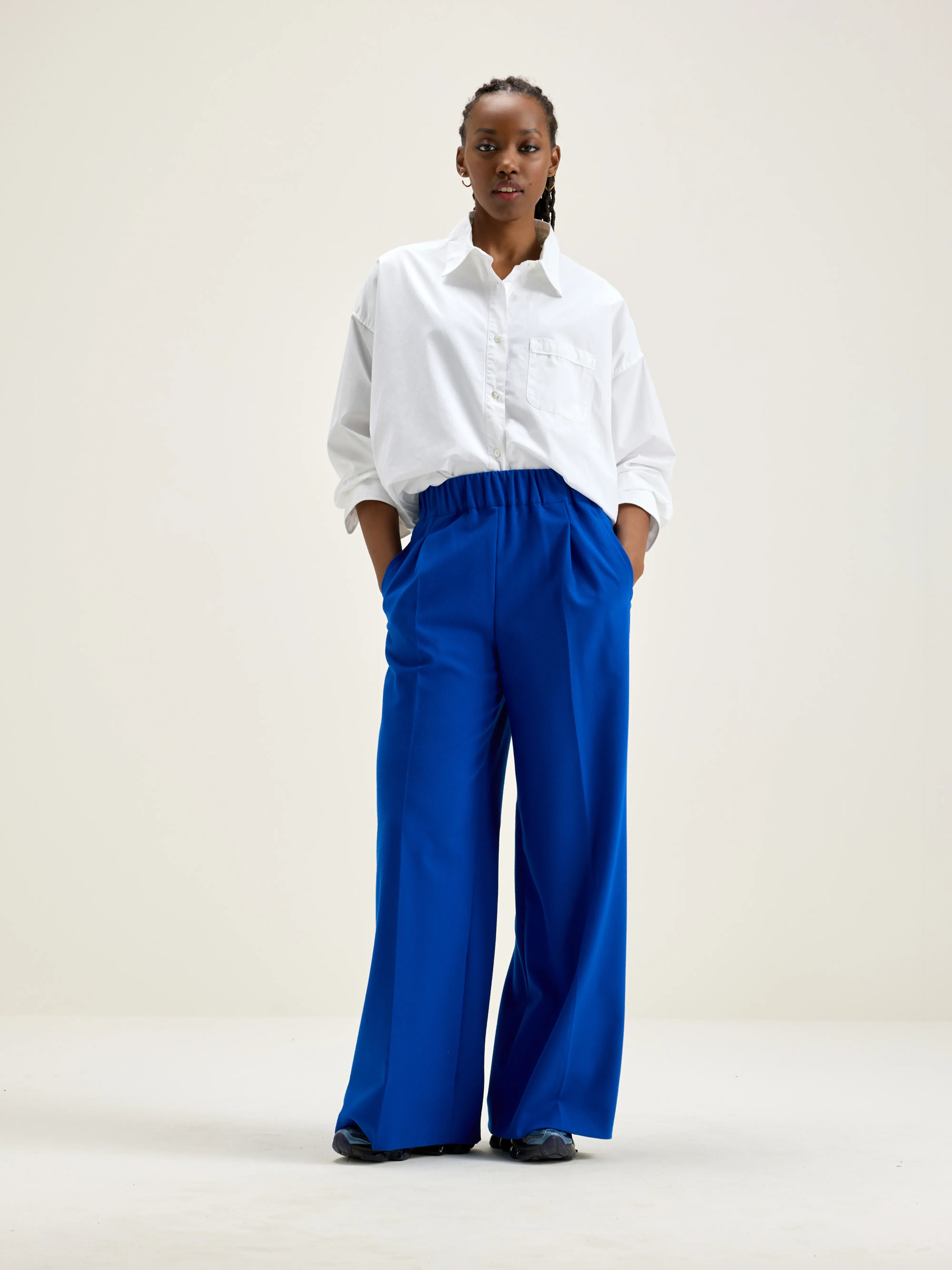 Vespa wide trousers (242 / W / LAZULI) - Image 2