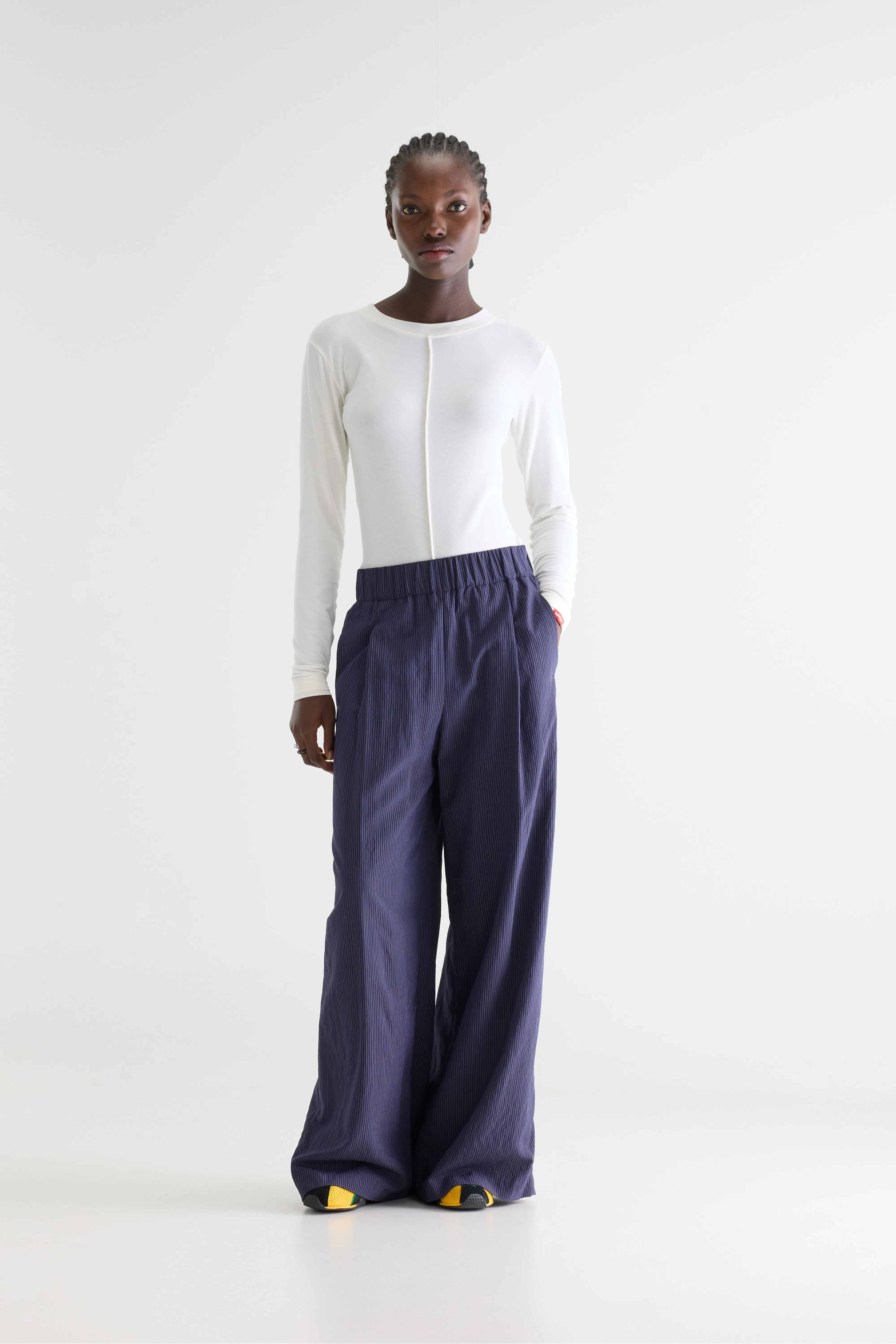 Vespa wide trousers (261 / W / STRIPE A) - Image 2