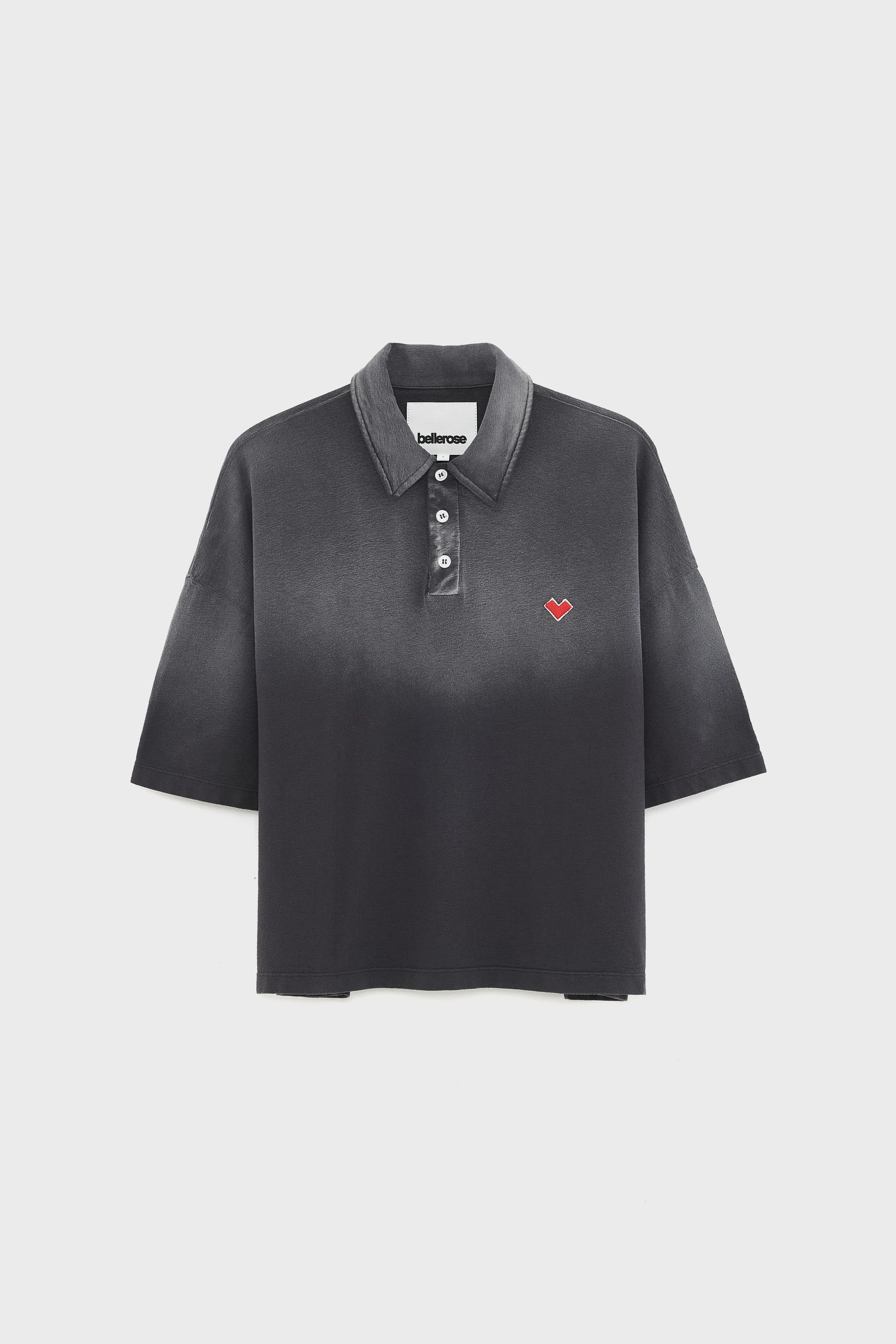 Foolo short-sleeve polo (252 / W / BLACK BLUE) - Image 7