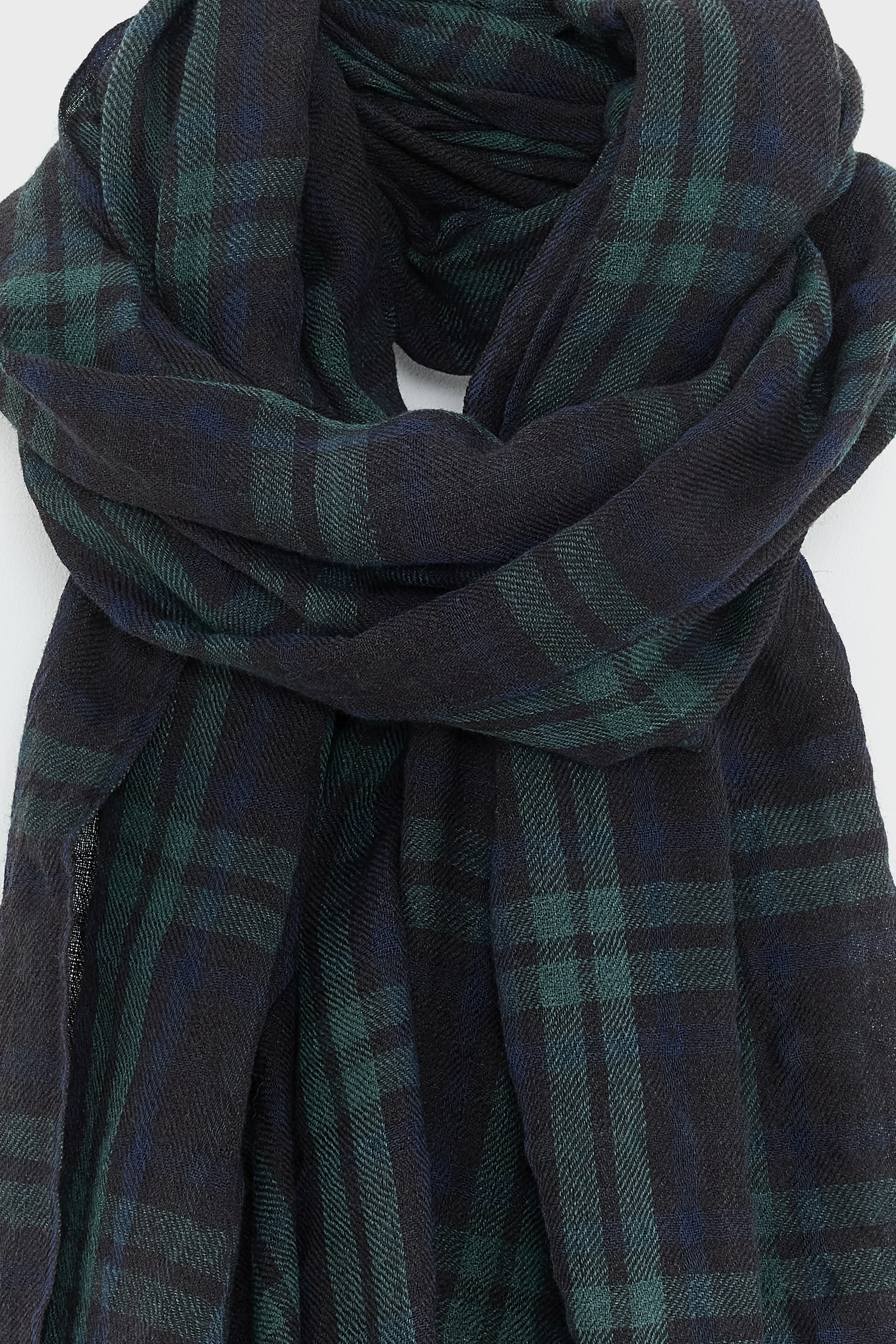 Shiki checked scarf (261 / W / CHECK A) - Image 4
