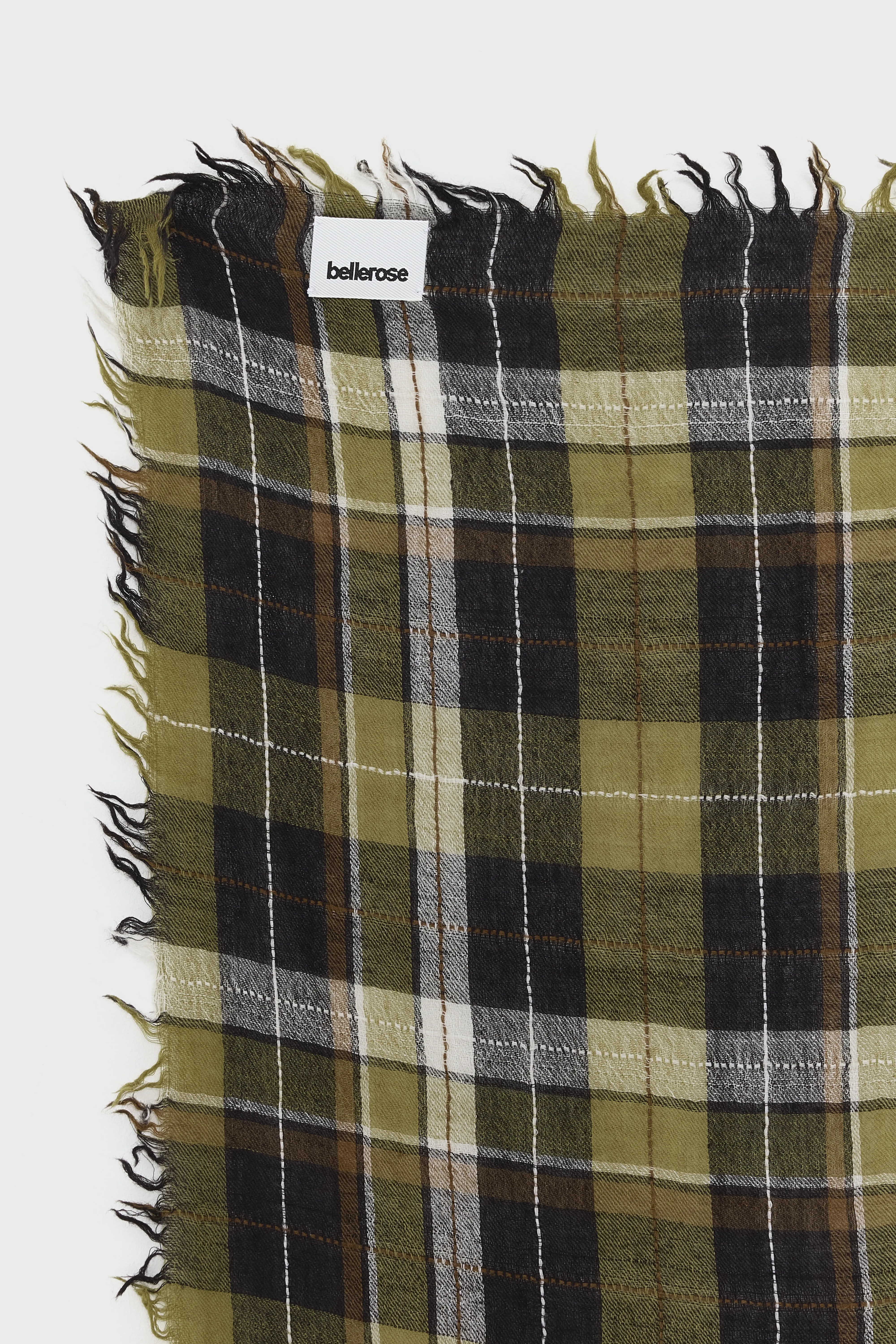 Soli weaved scarf (252 / W / CHECK B) - Image 5