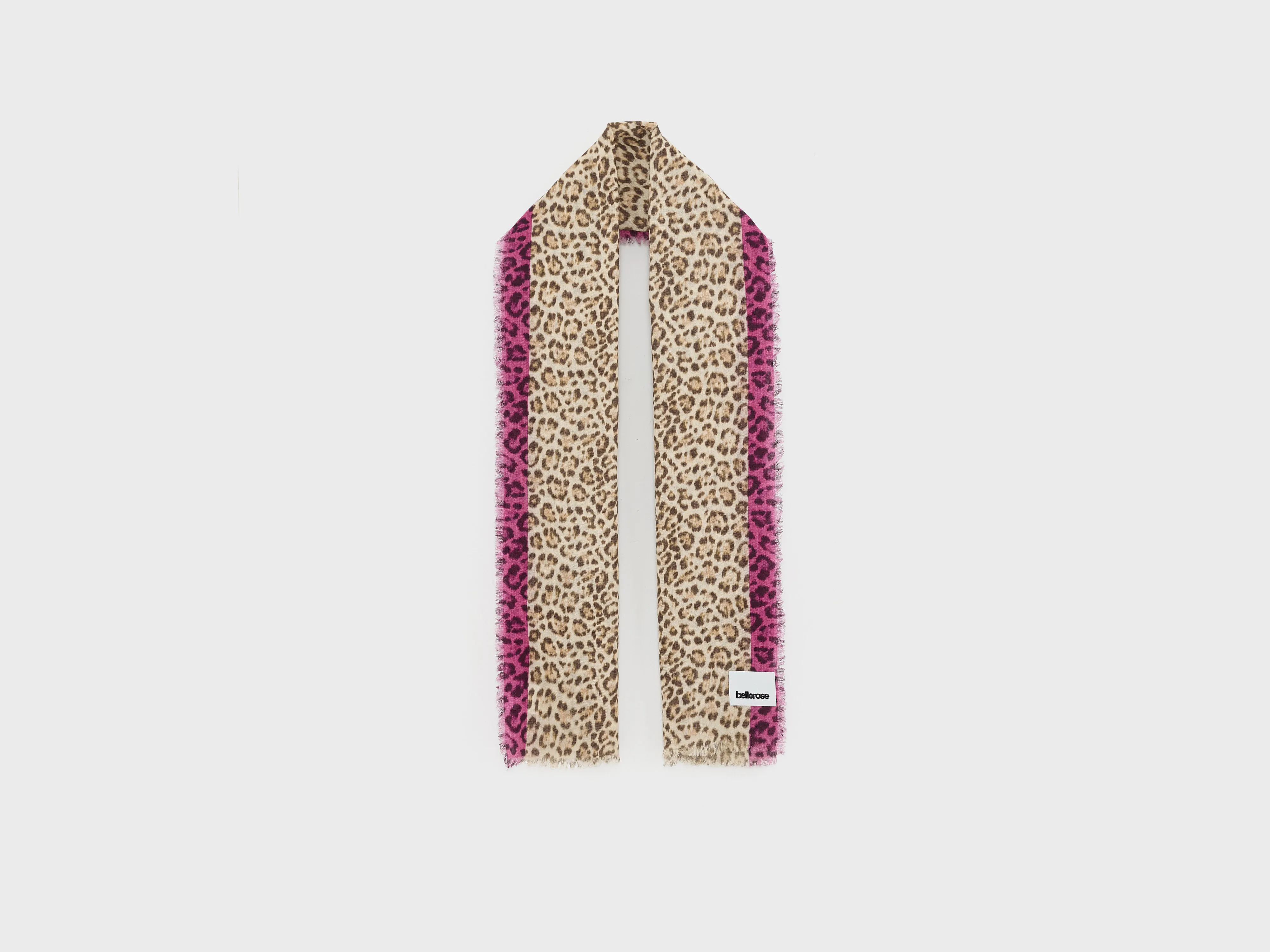 Sowo leopard-print scarf (261 / W / DISPLAY A)