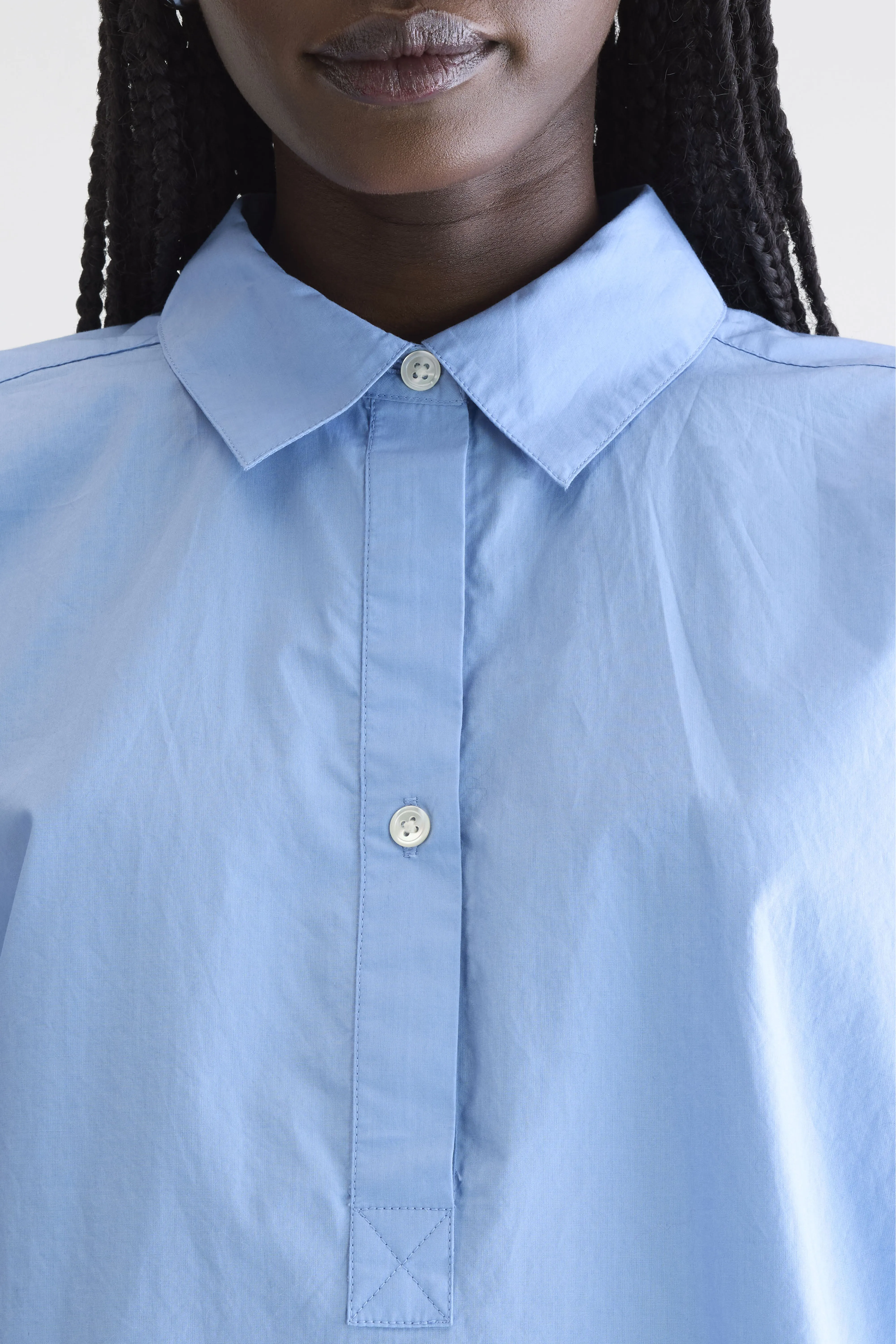 Cairn short-sleeve shirt (252 / W / BLUE SHIRT) - Image 5