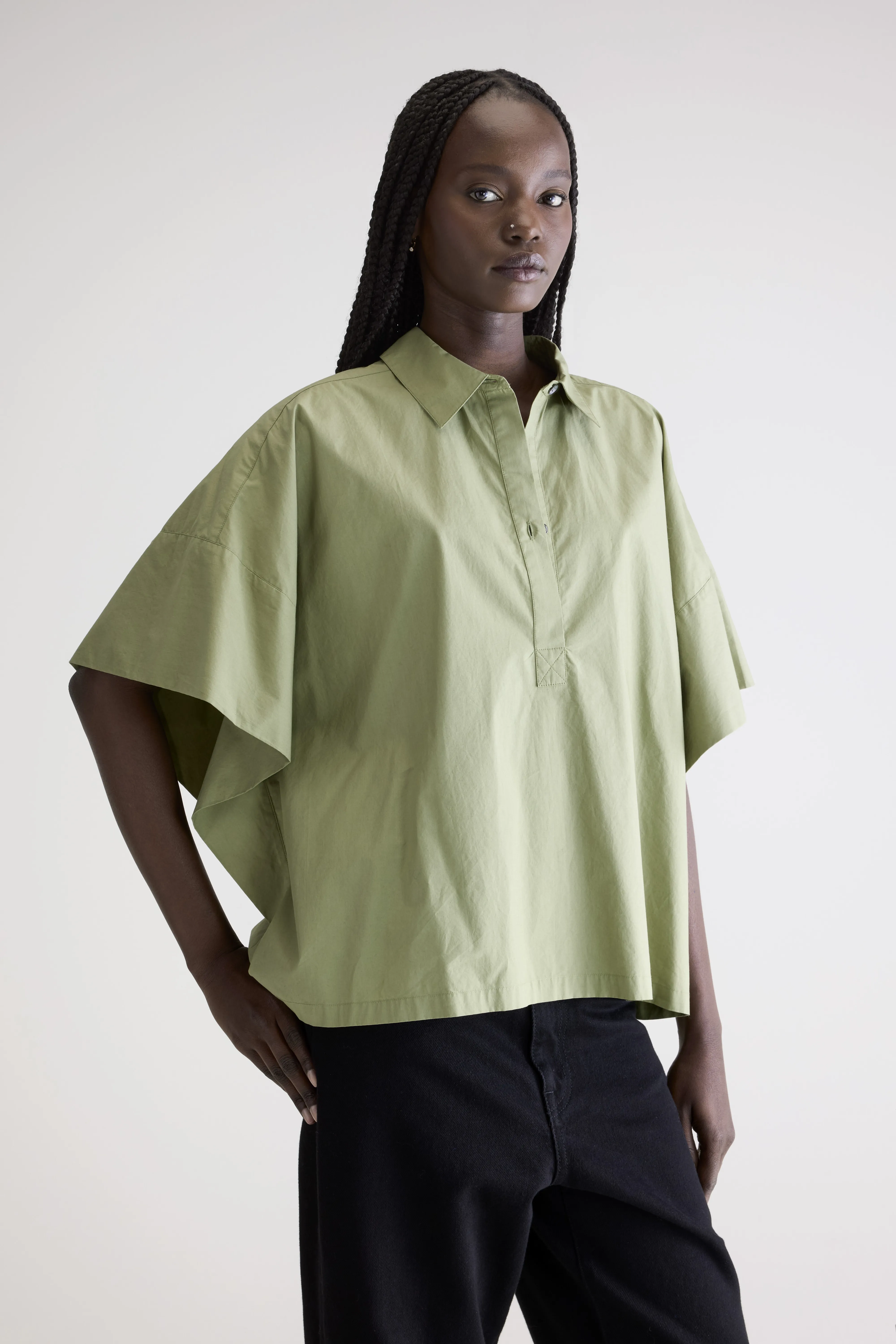 Cairn short-sleeve shirt (252 / W / SAUGE) - Image 2