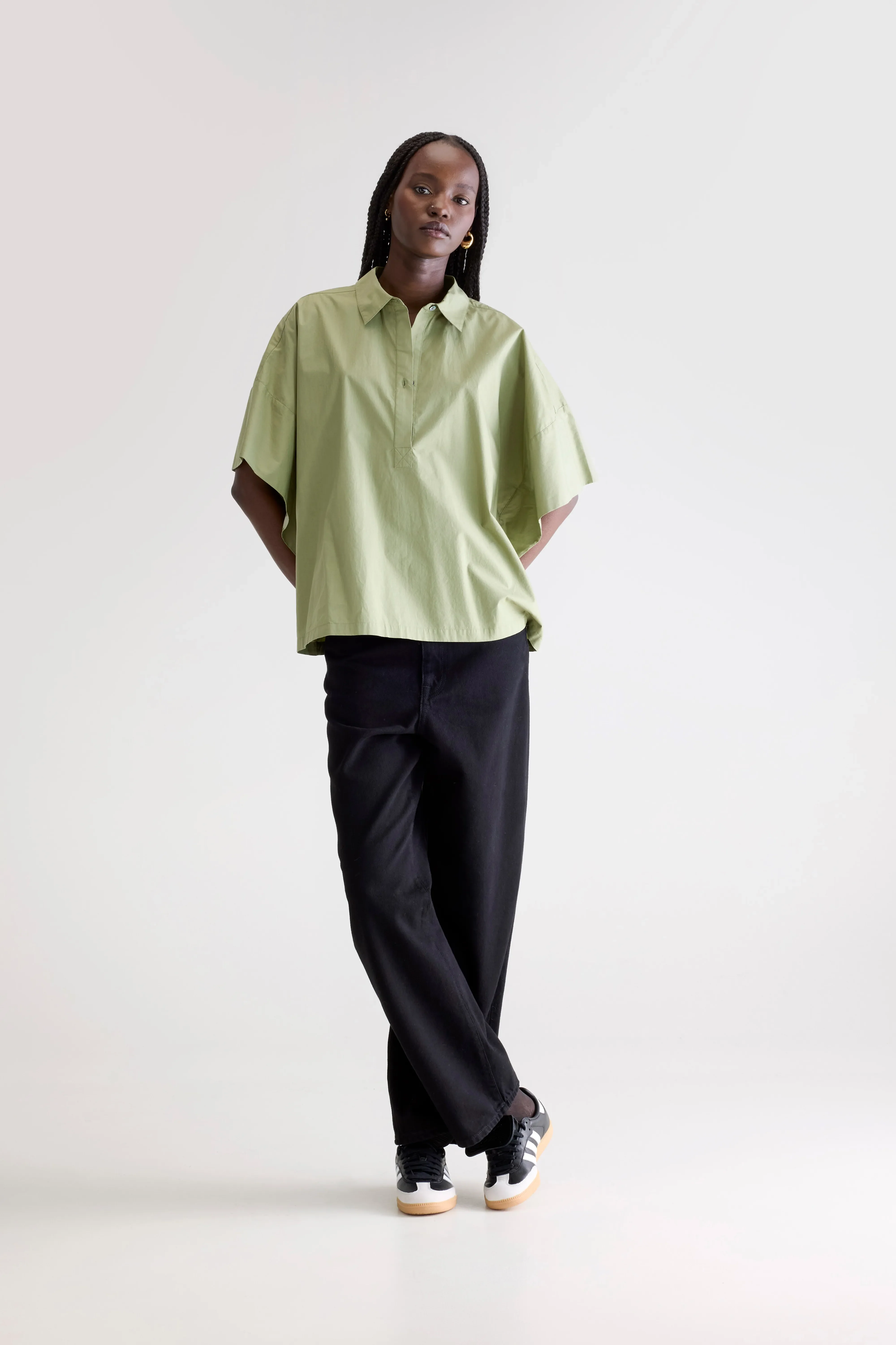 Cairn short-sleeve shirt (252 / W / SAUGE) - Image 3