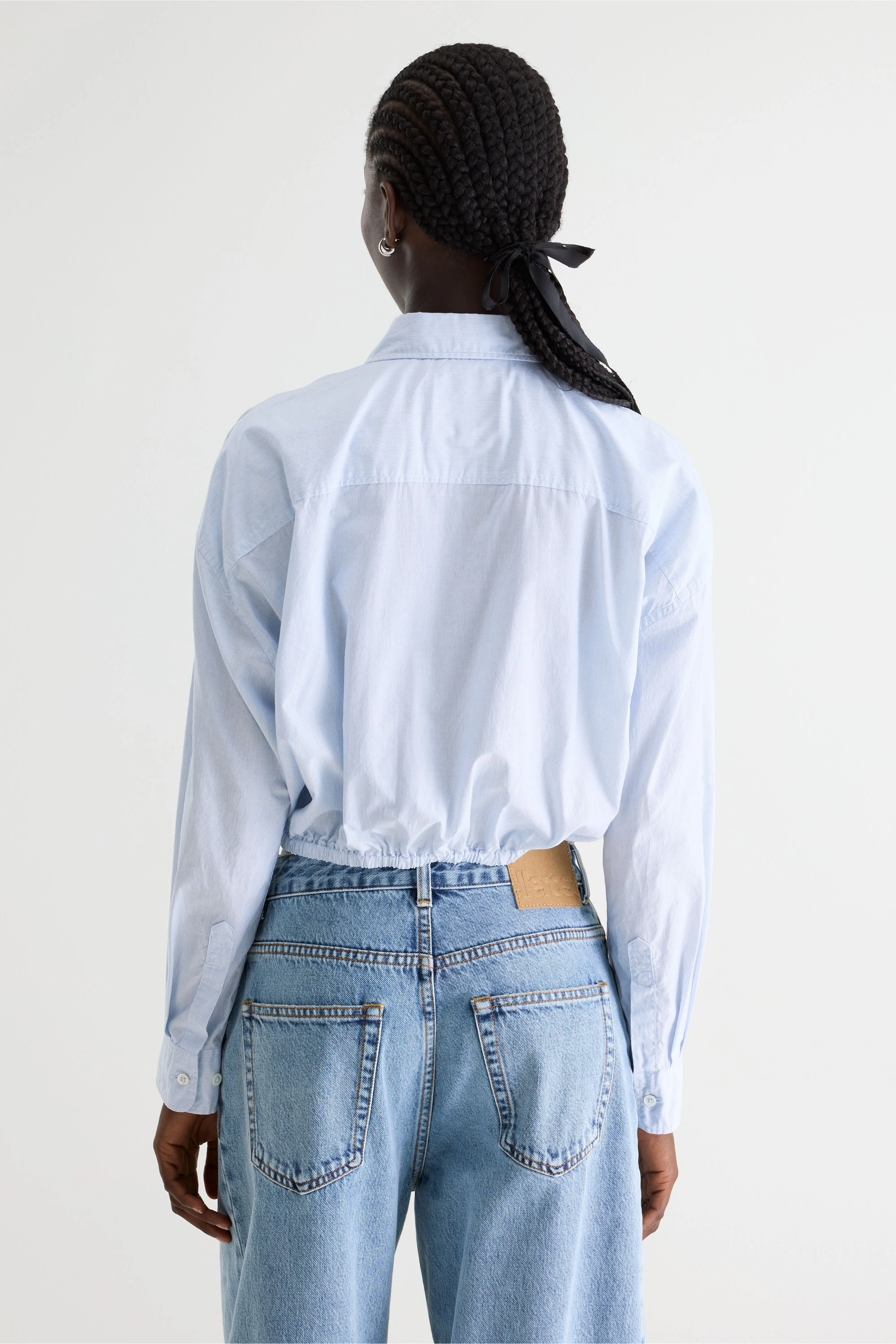 Gemma cropped shirt (261 / W / STRIPE G) - Image 4