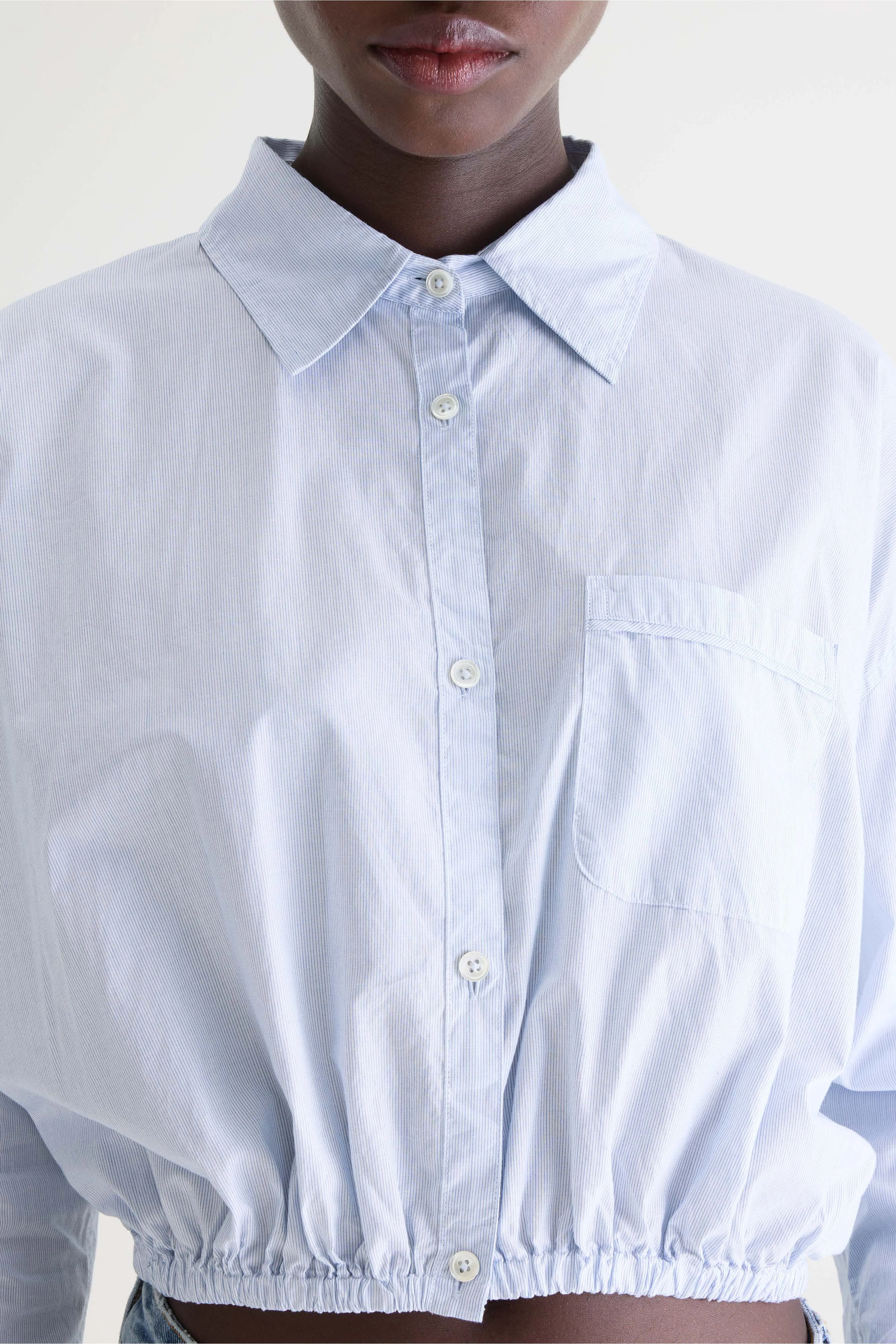 Gemma cropped shirt (261 / W / STRIPE G) - Image 5