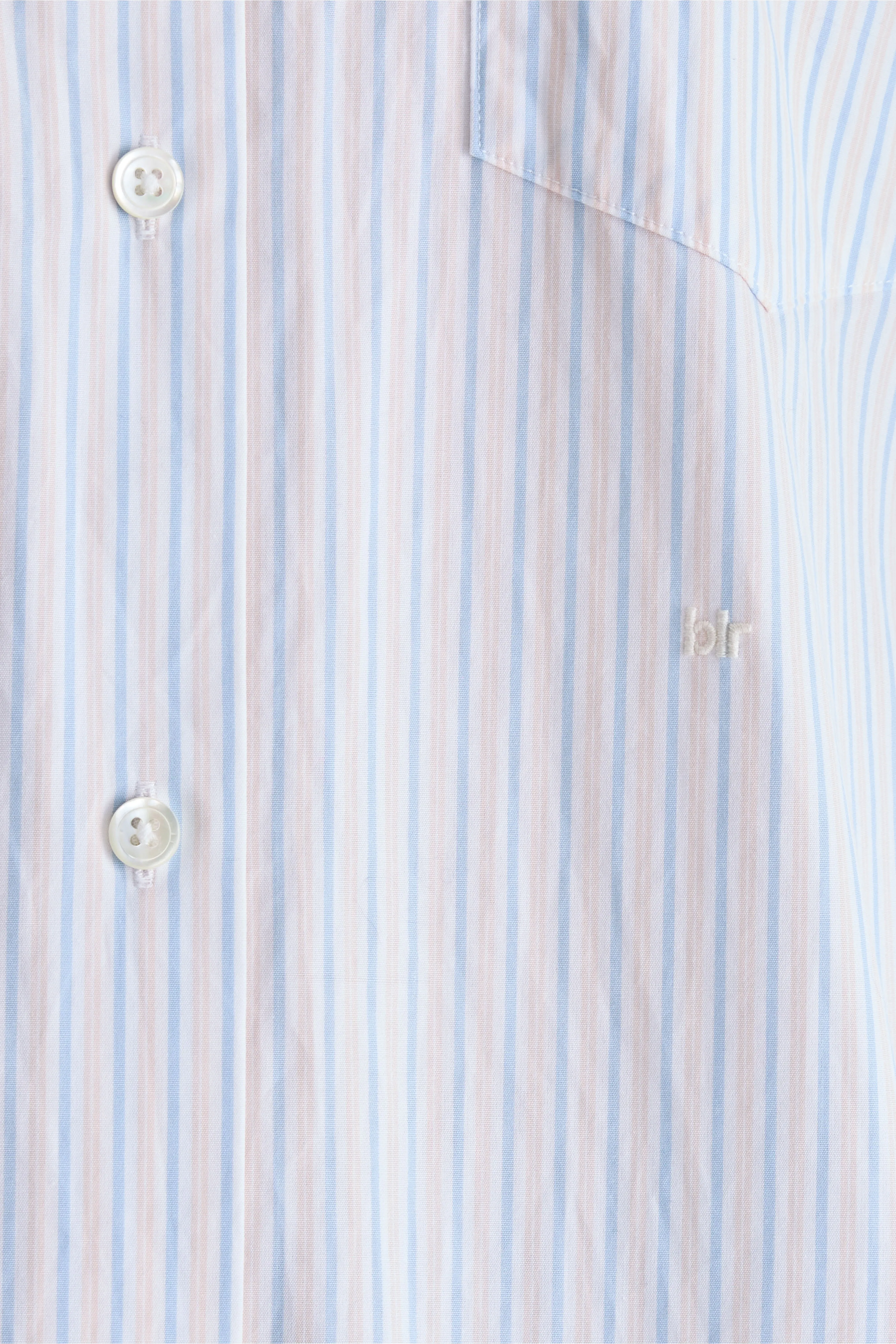Giorgia striped poplin shirt (261 / W / STRIPE A) - Image 6