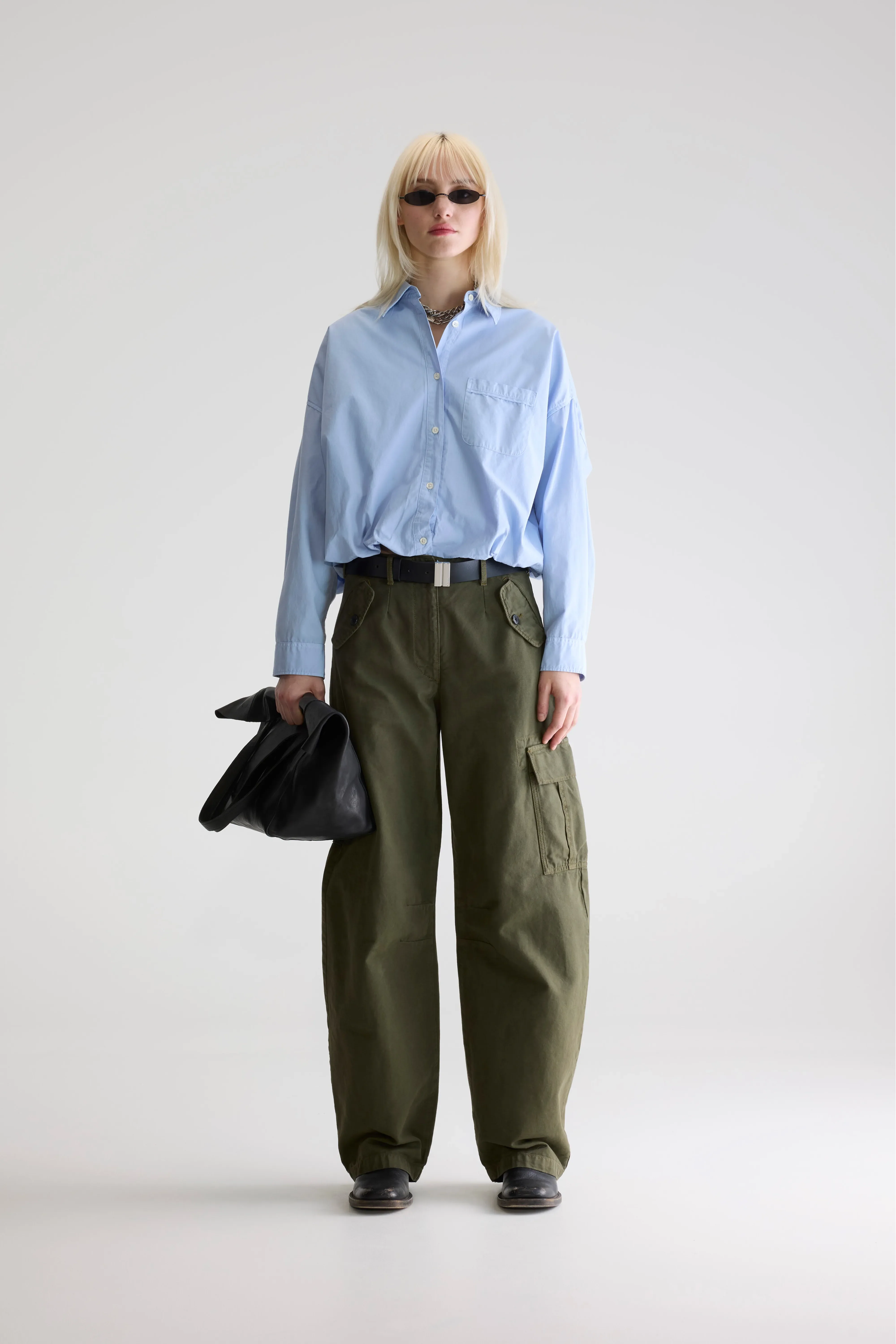 Graham cropped shirt (252 / W / SKY) - Image 3