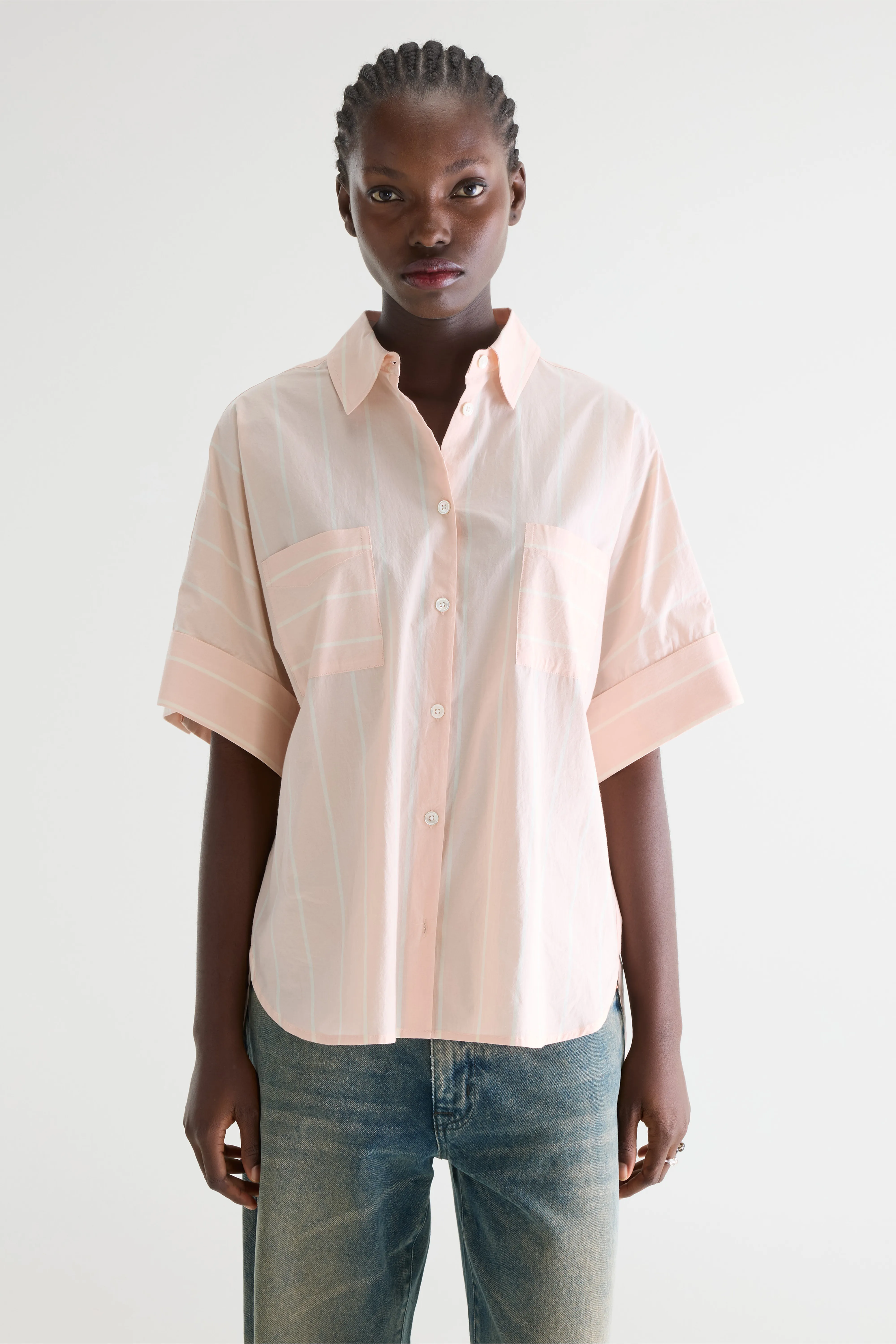 Jay short-sleeve shirt (261 / W / STRIPE A) - Image 2