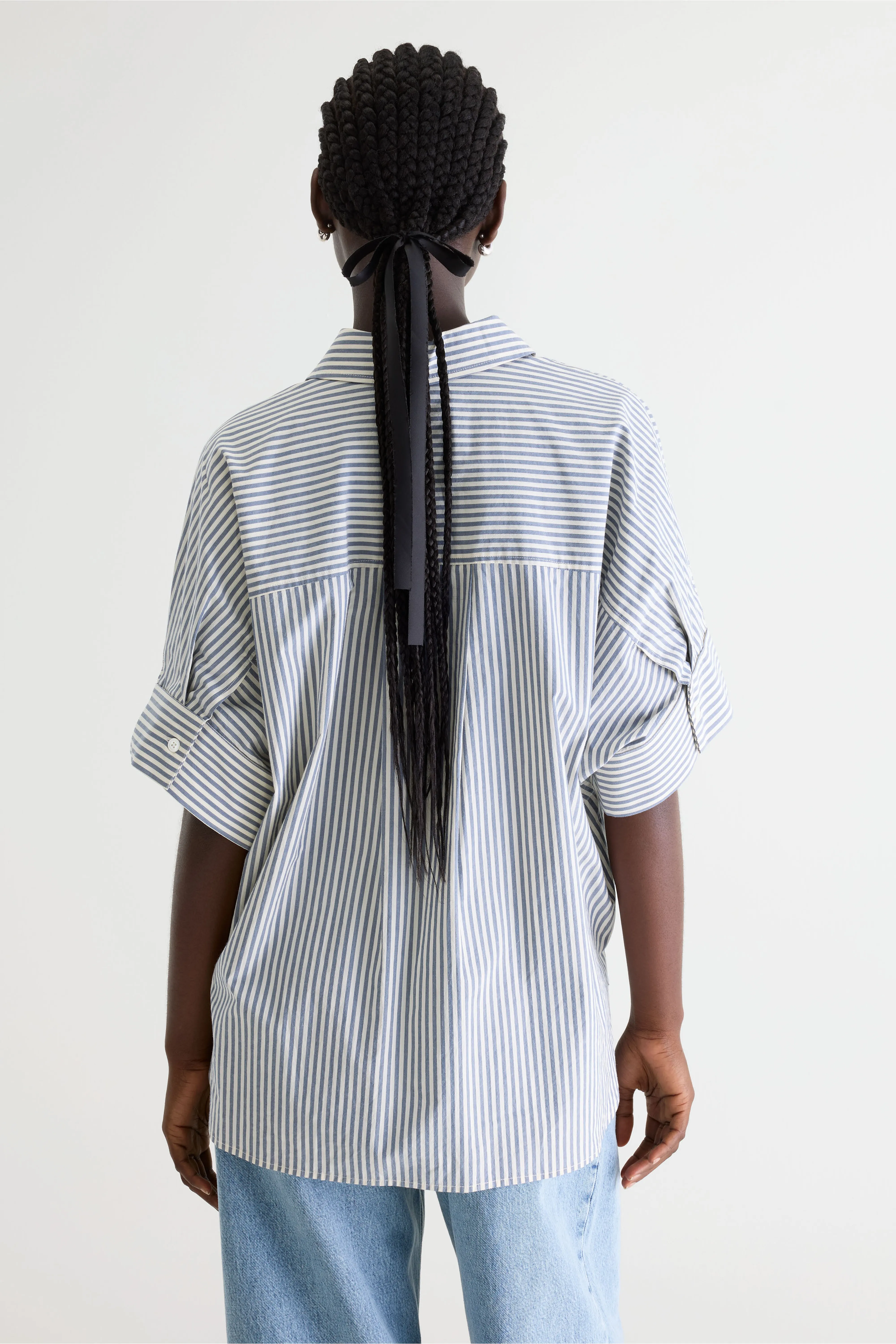 Jay short-sleeve shirt (261 / W / STRIPE B) - Image 4