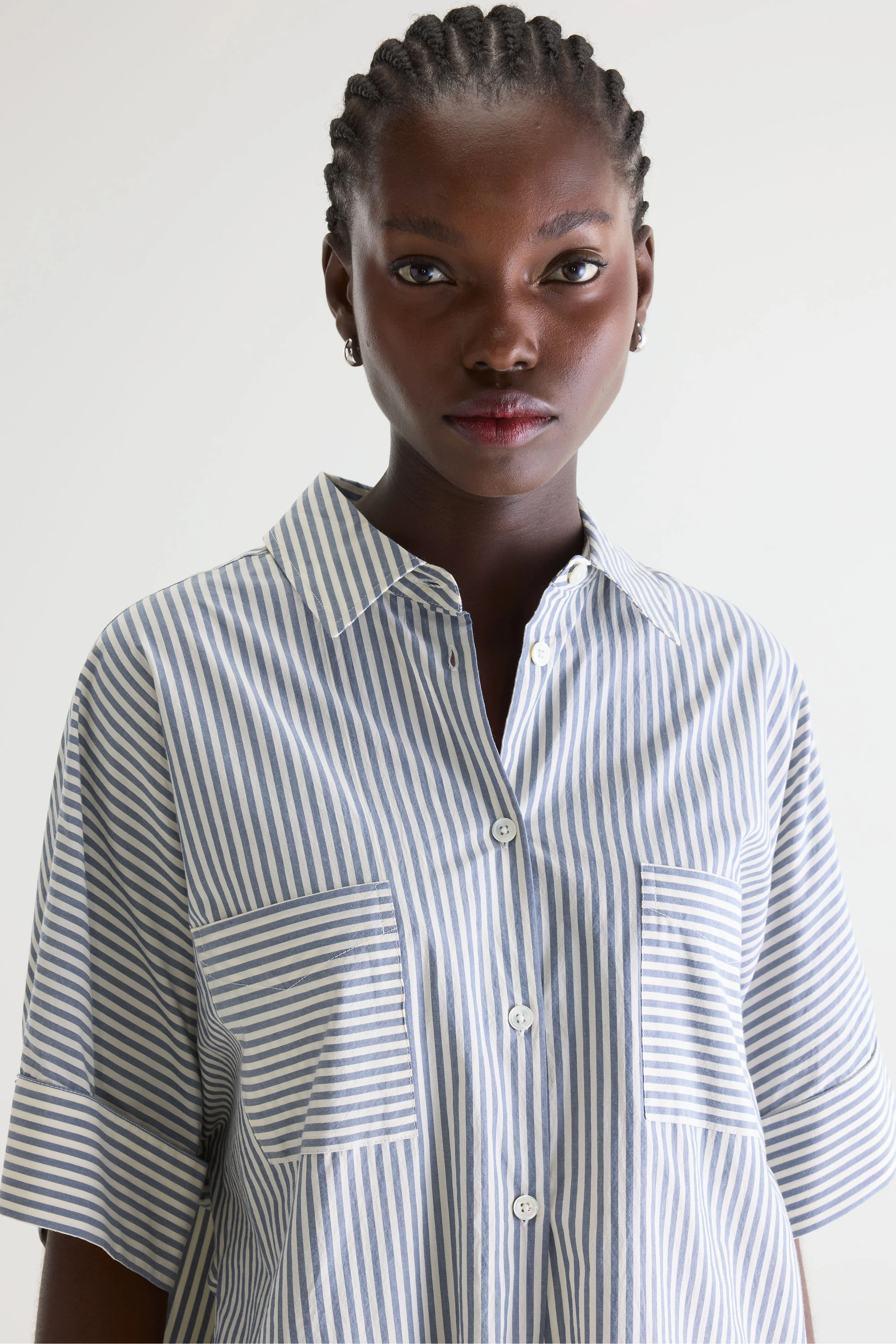 Jay short-sleeve shirt (261 / W / STRIPE B) - Image 5