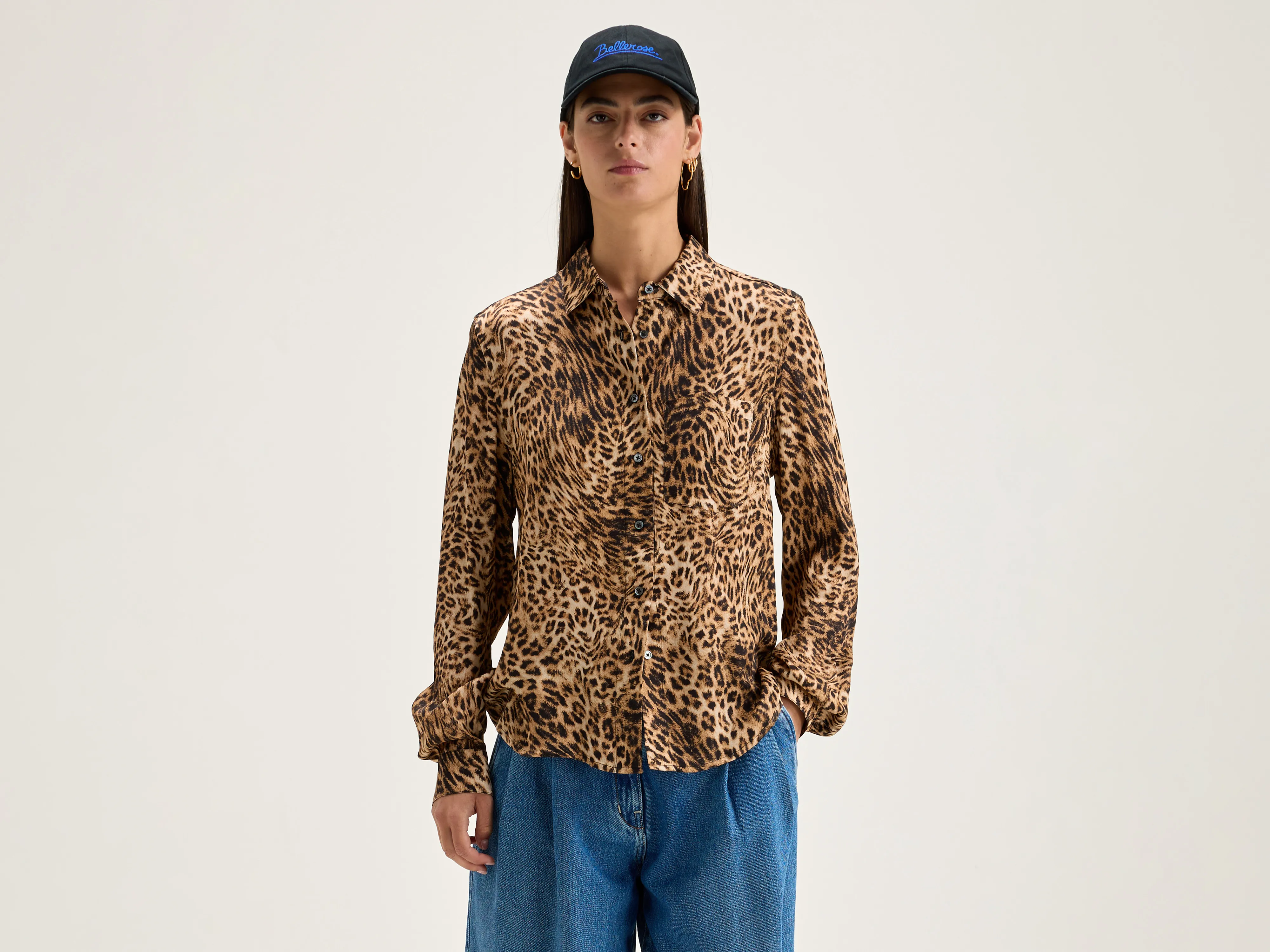 Pekin leopard shirt (242 / W / DISPLAY B)