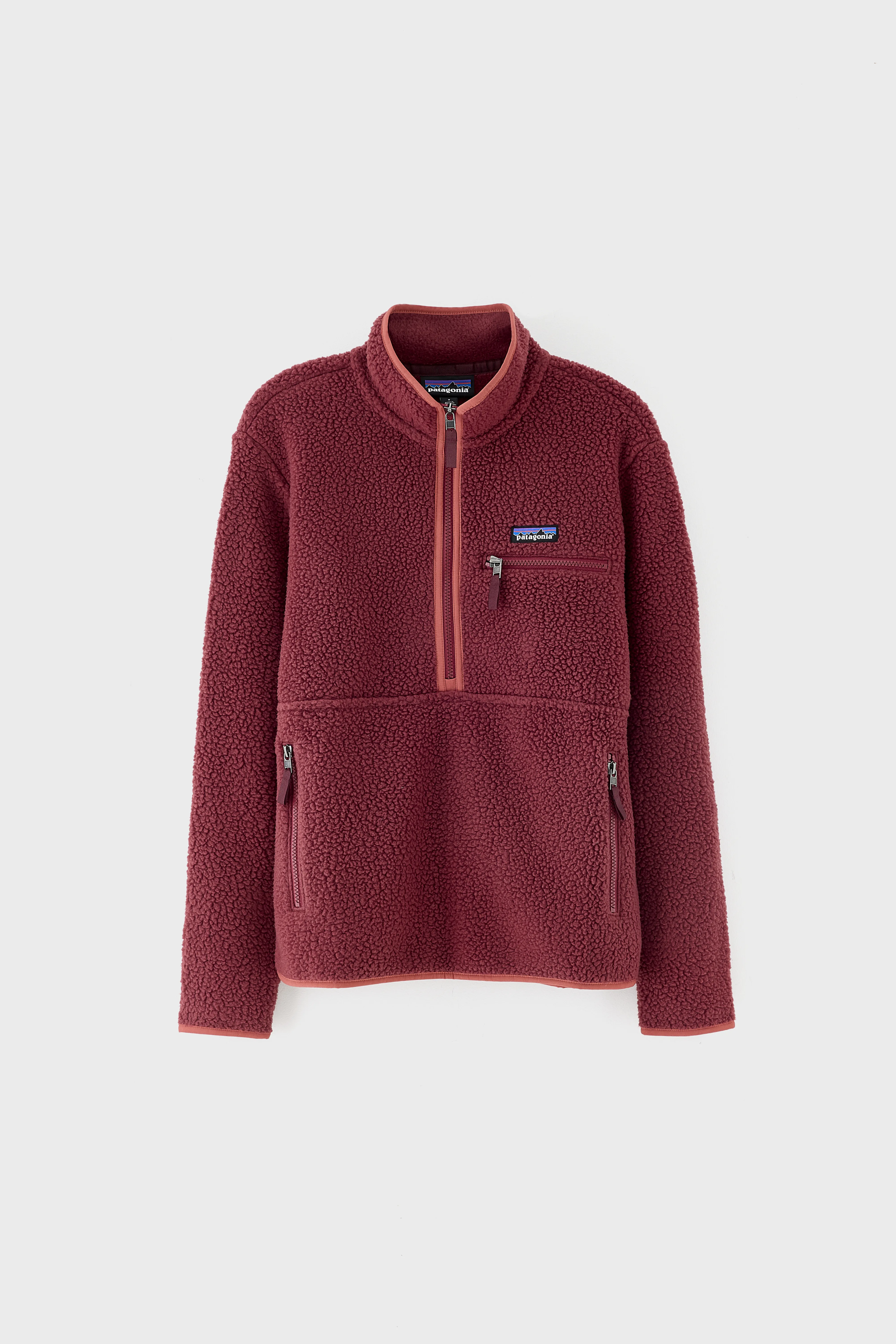 Women's Retro Pile Marsupial Pullover (252 / W / RED) - Image 2