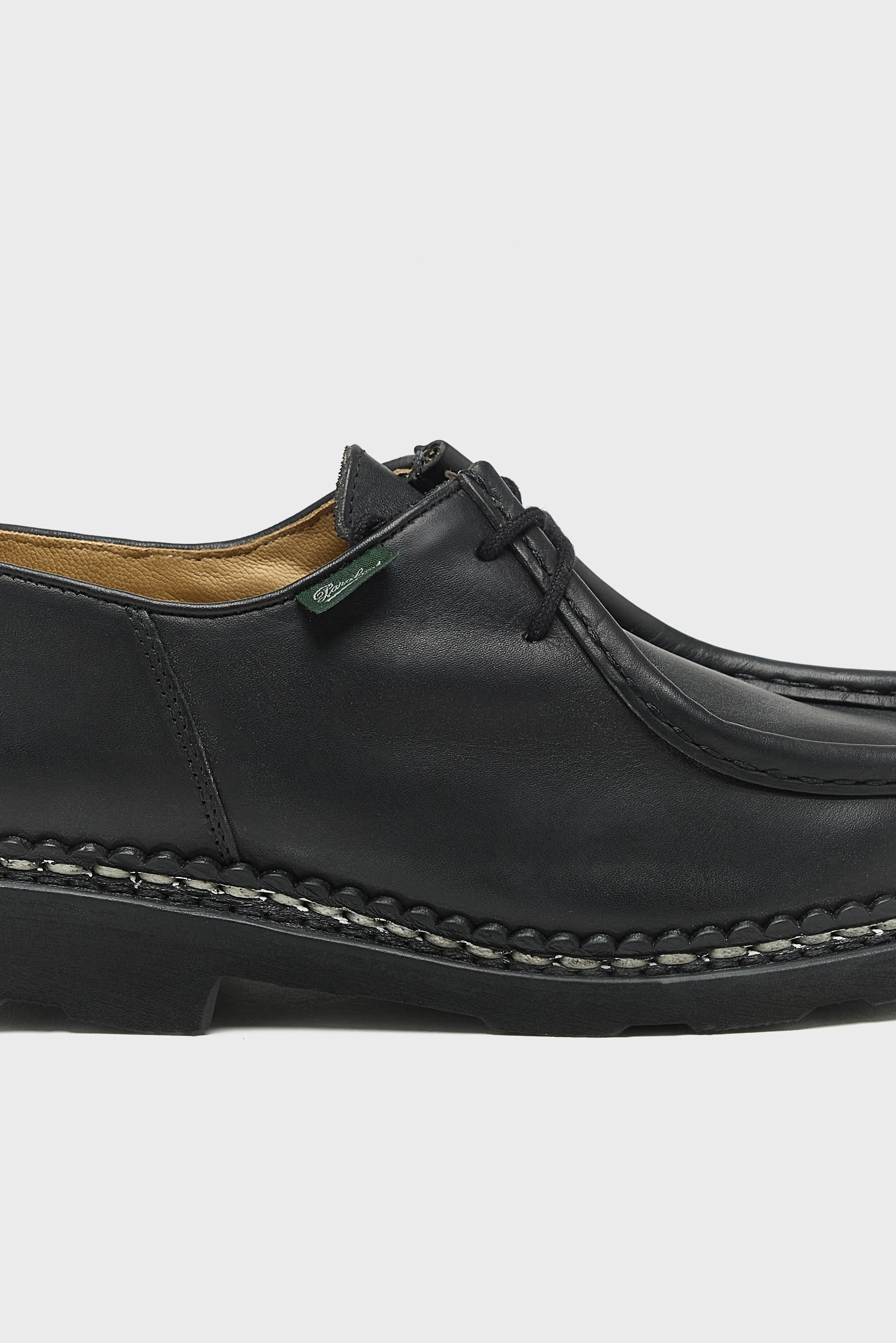 Michael Leather Derby Shoes for Women (252 / W / BLACK) - Image 6