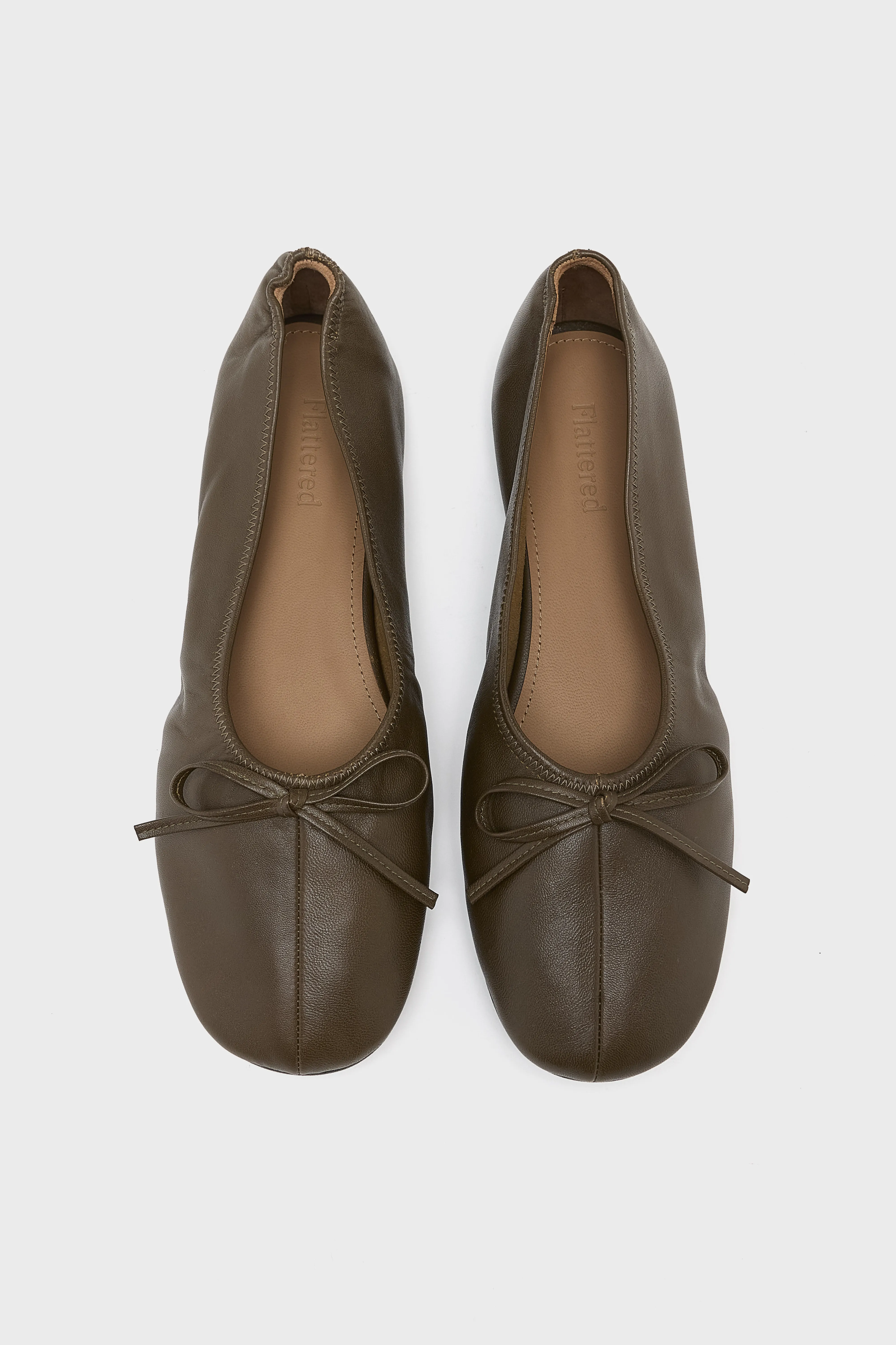 Blaise Ballerina Flats  (252 / W / KAKI) - Image 4