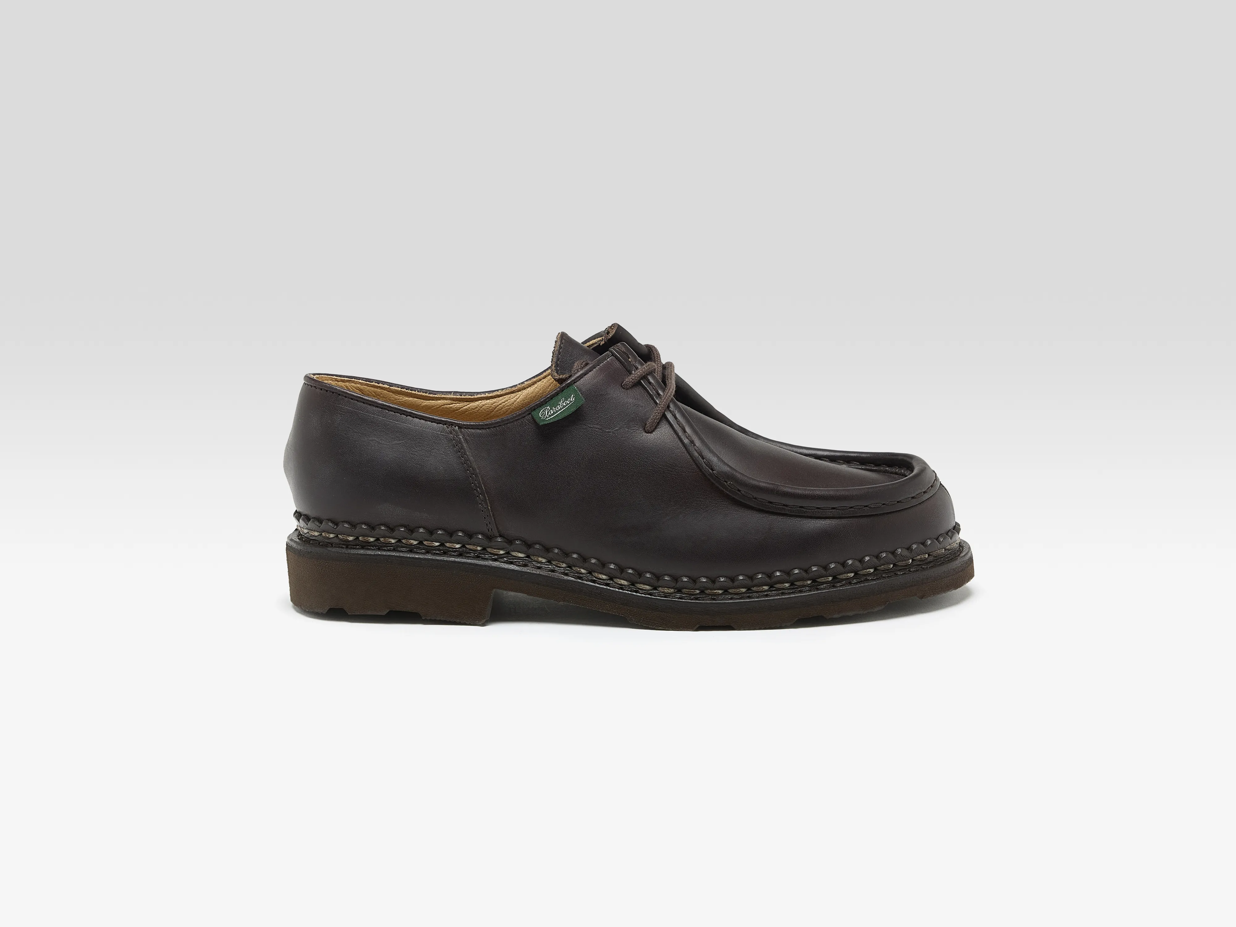 Michael Leather Derby Shoes for Women (252 / W / BROWN)