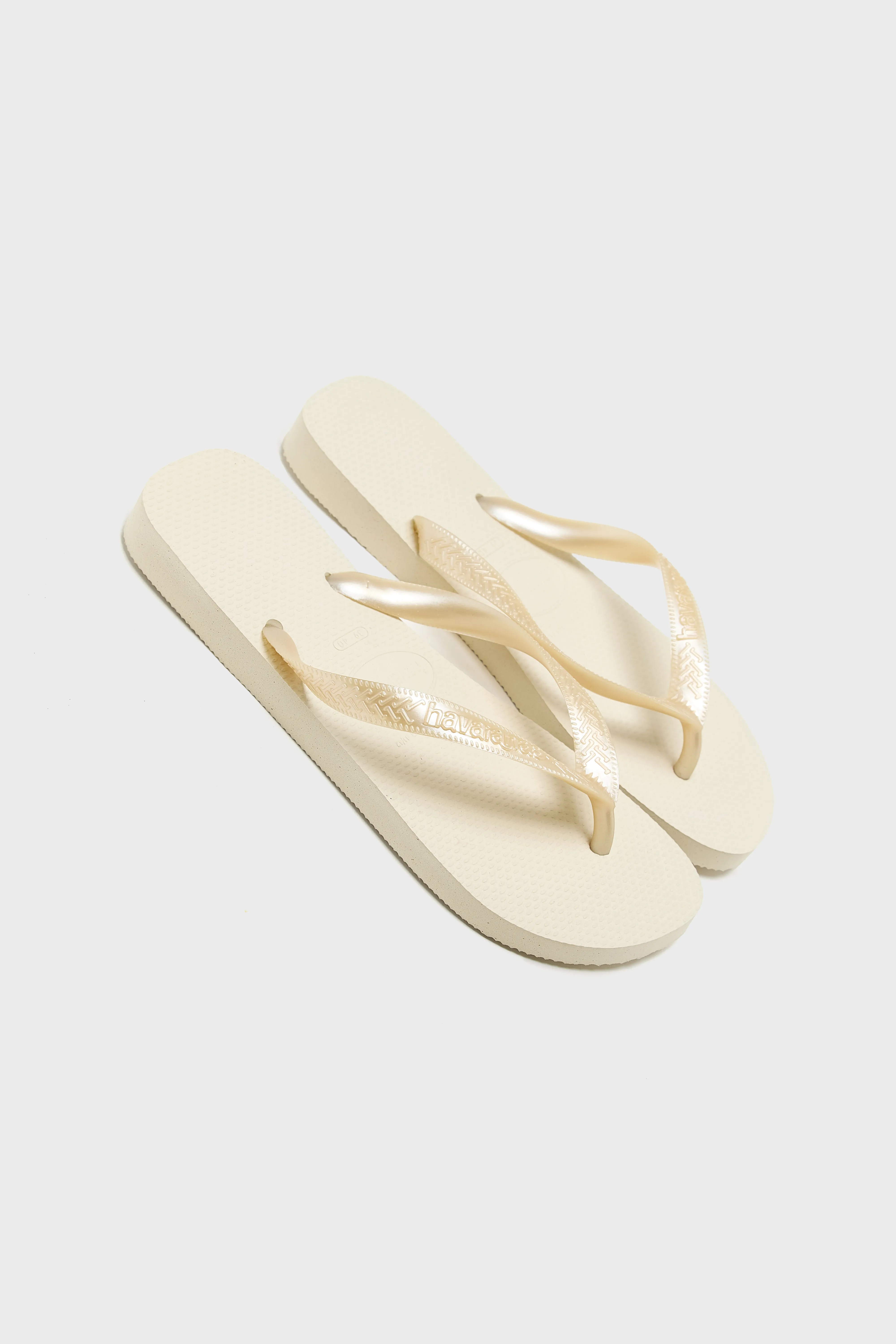 Top Senses Flip Flops for Women  (251 / W / ECRU) - Image 7