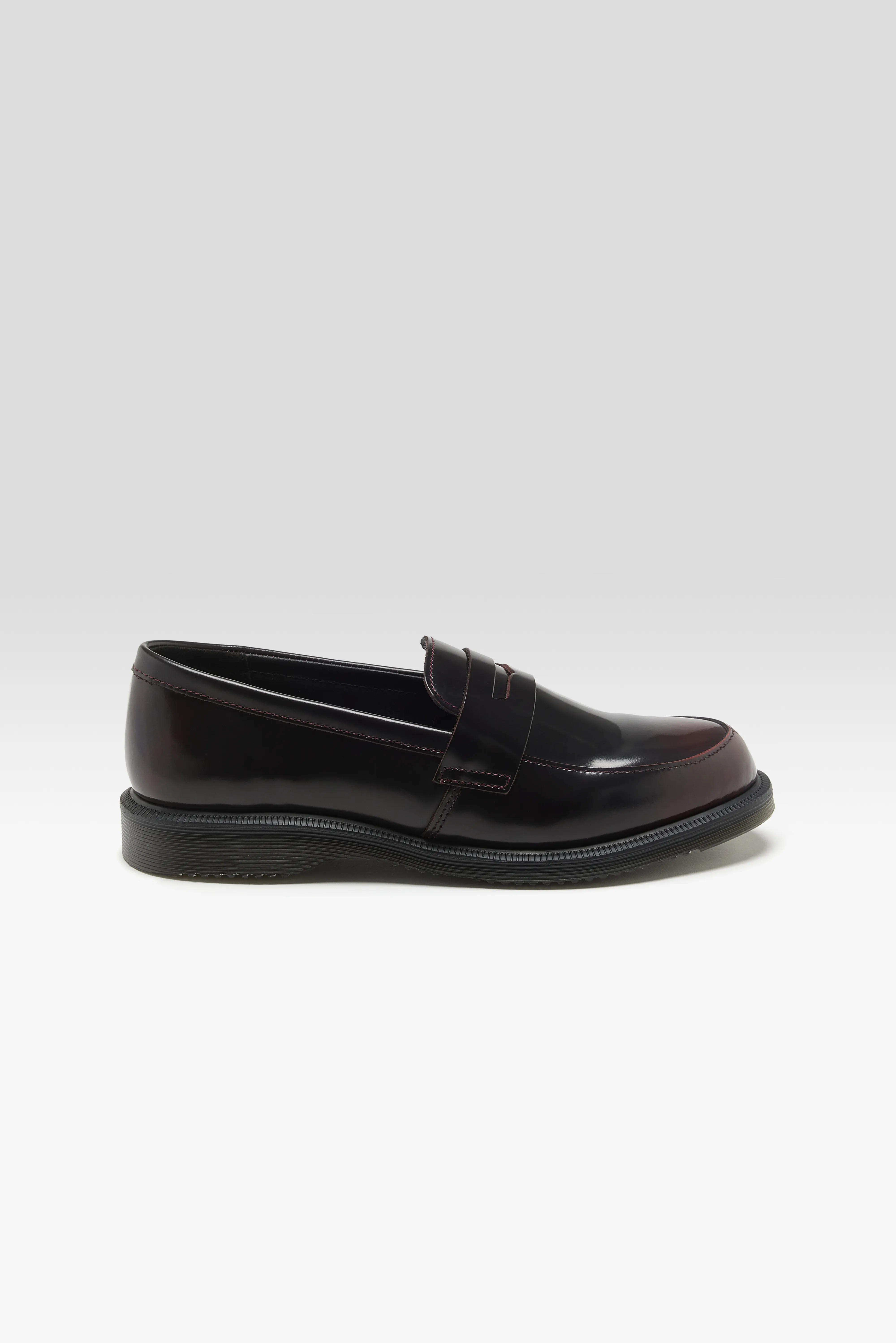 Temara Arcadia Leather Loafers for Women (252 / W / RED) - Image 2