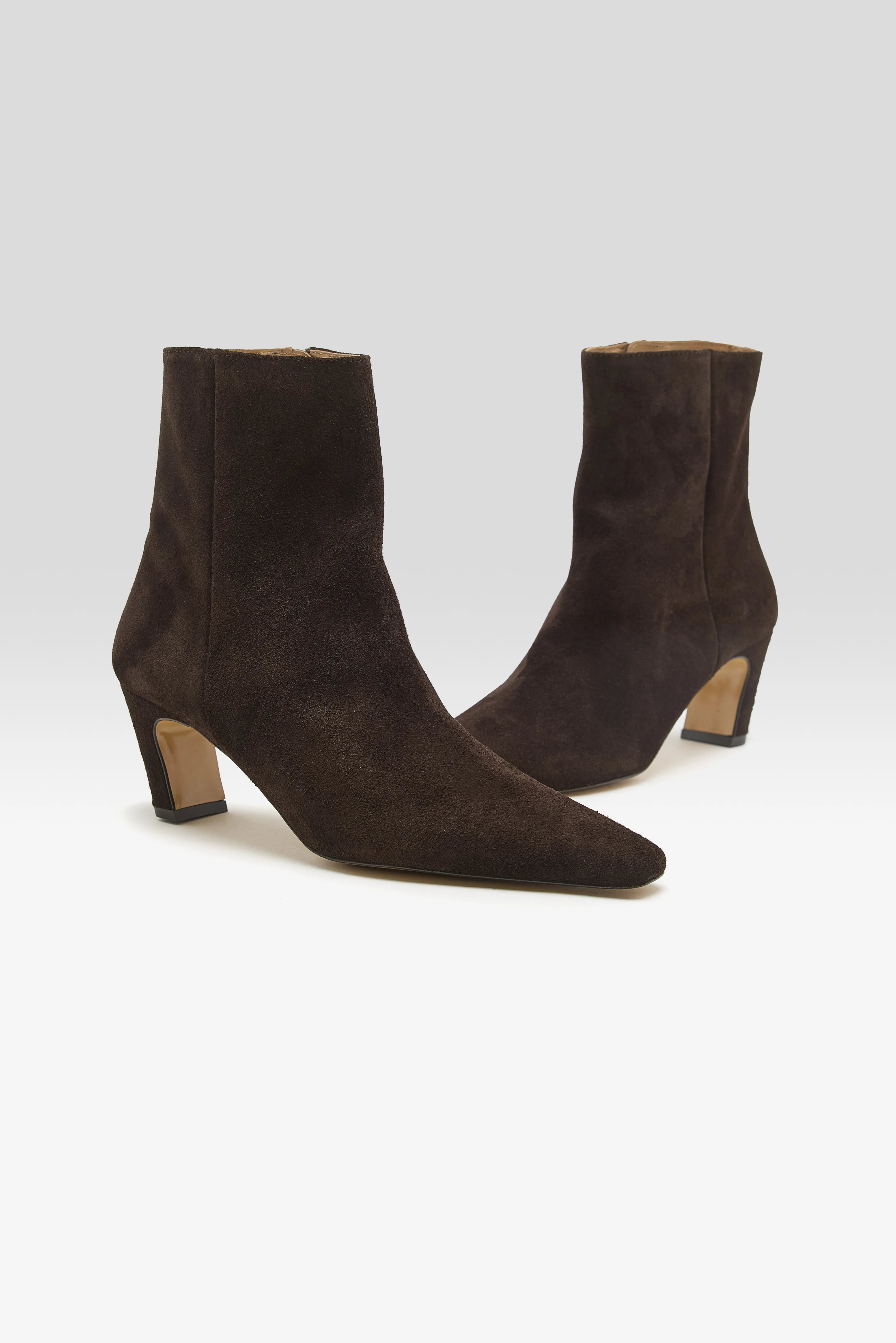 Xena Ankle Boots  (252 / W / BROWN) - Image 3