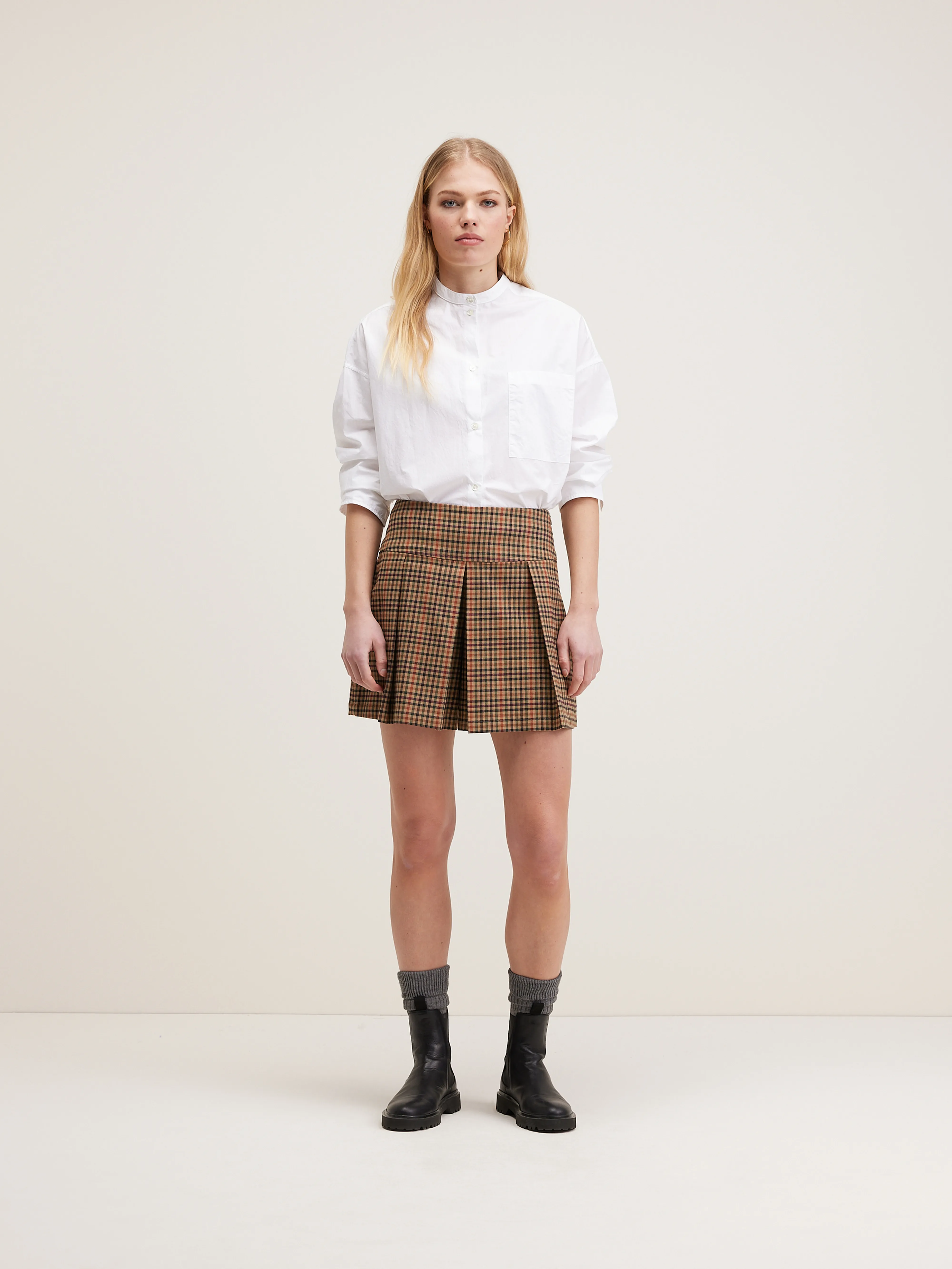 Tulsi mini skorts (242 / W / CHECK A) - Image 2