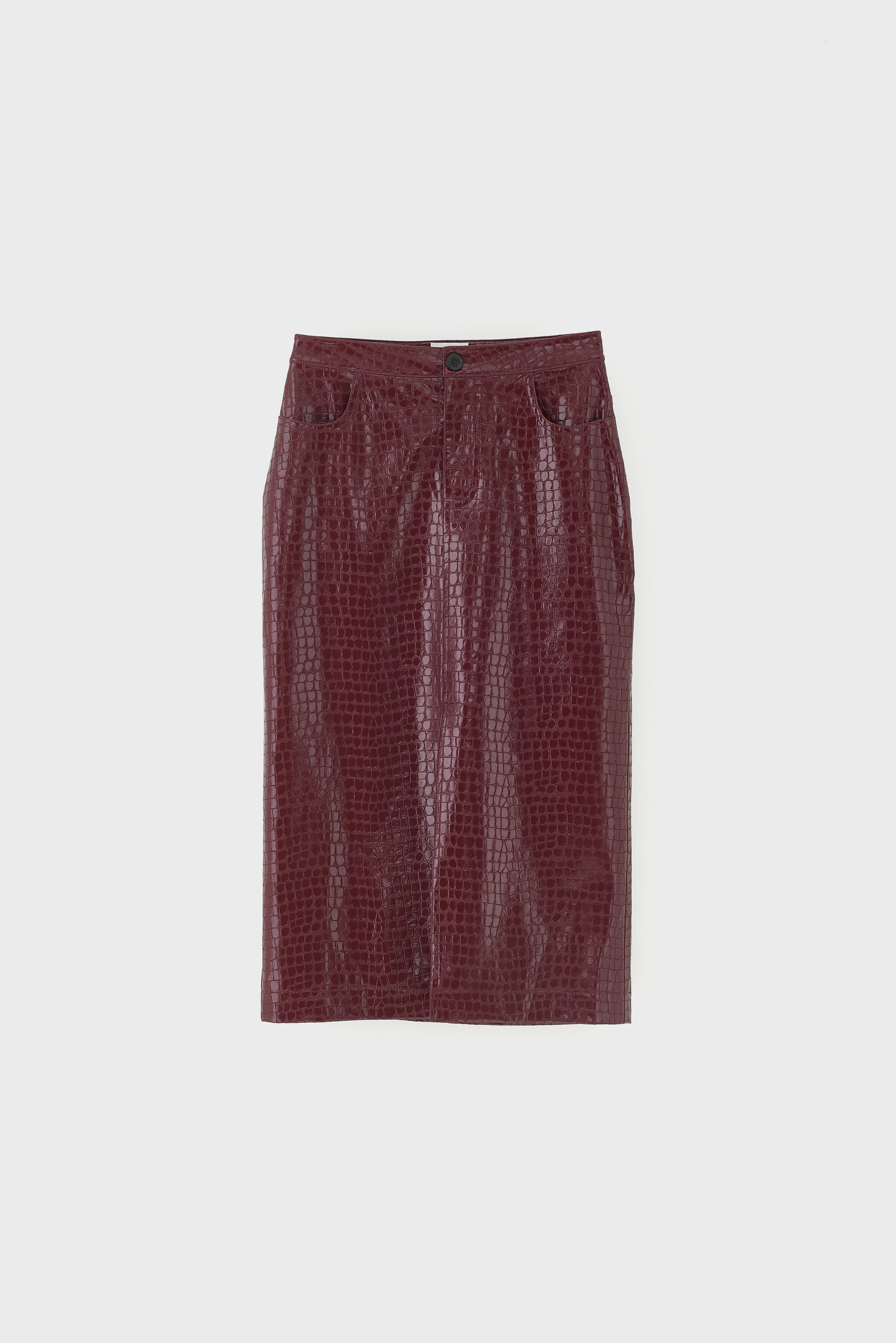Halina midi skirt (261 / W / DRIED TOMATO) - Image 8