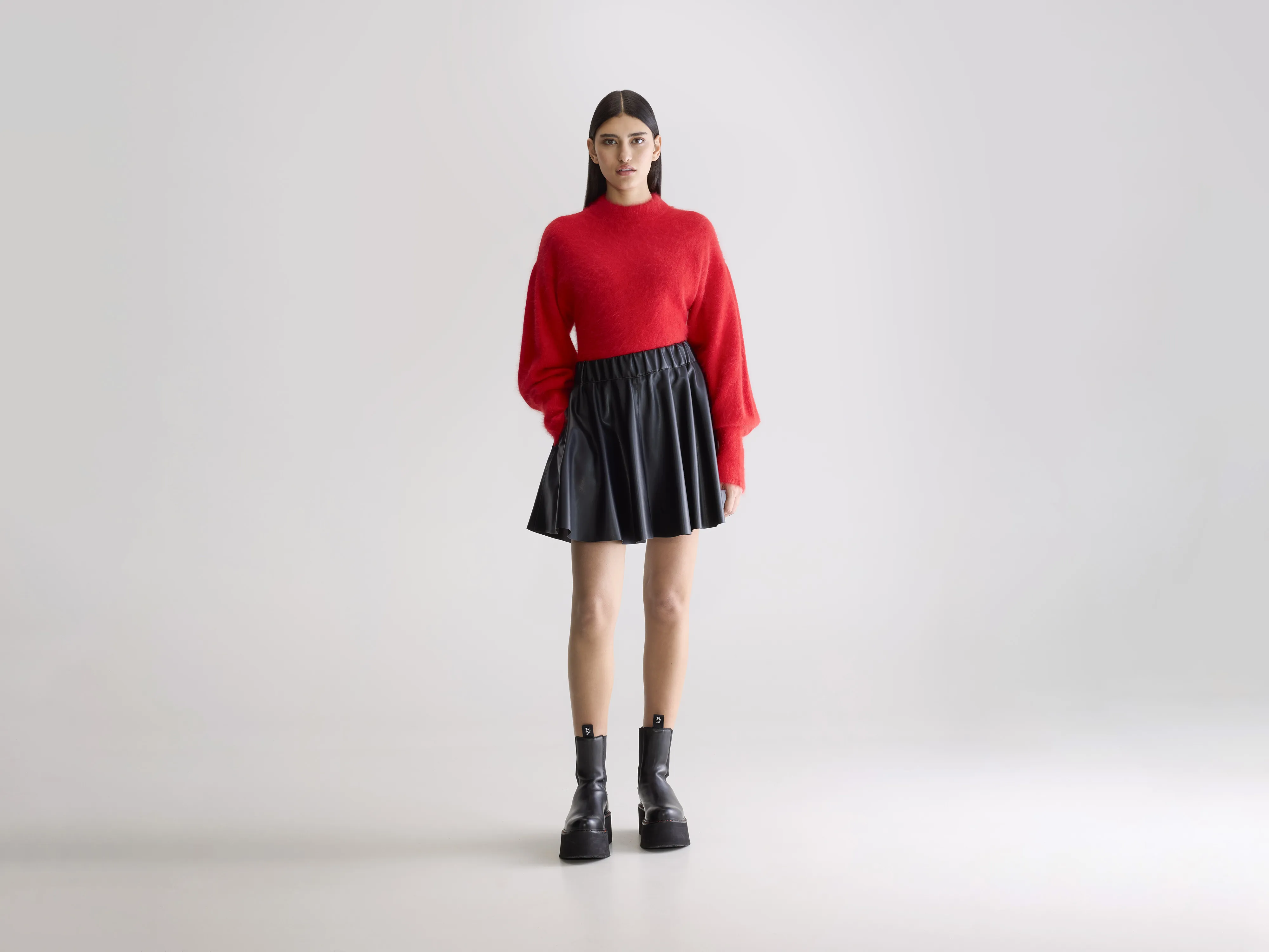 Hezza mini skirt (252 / W / BLACK)