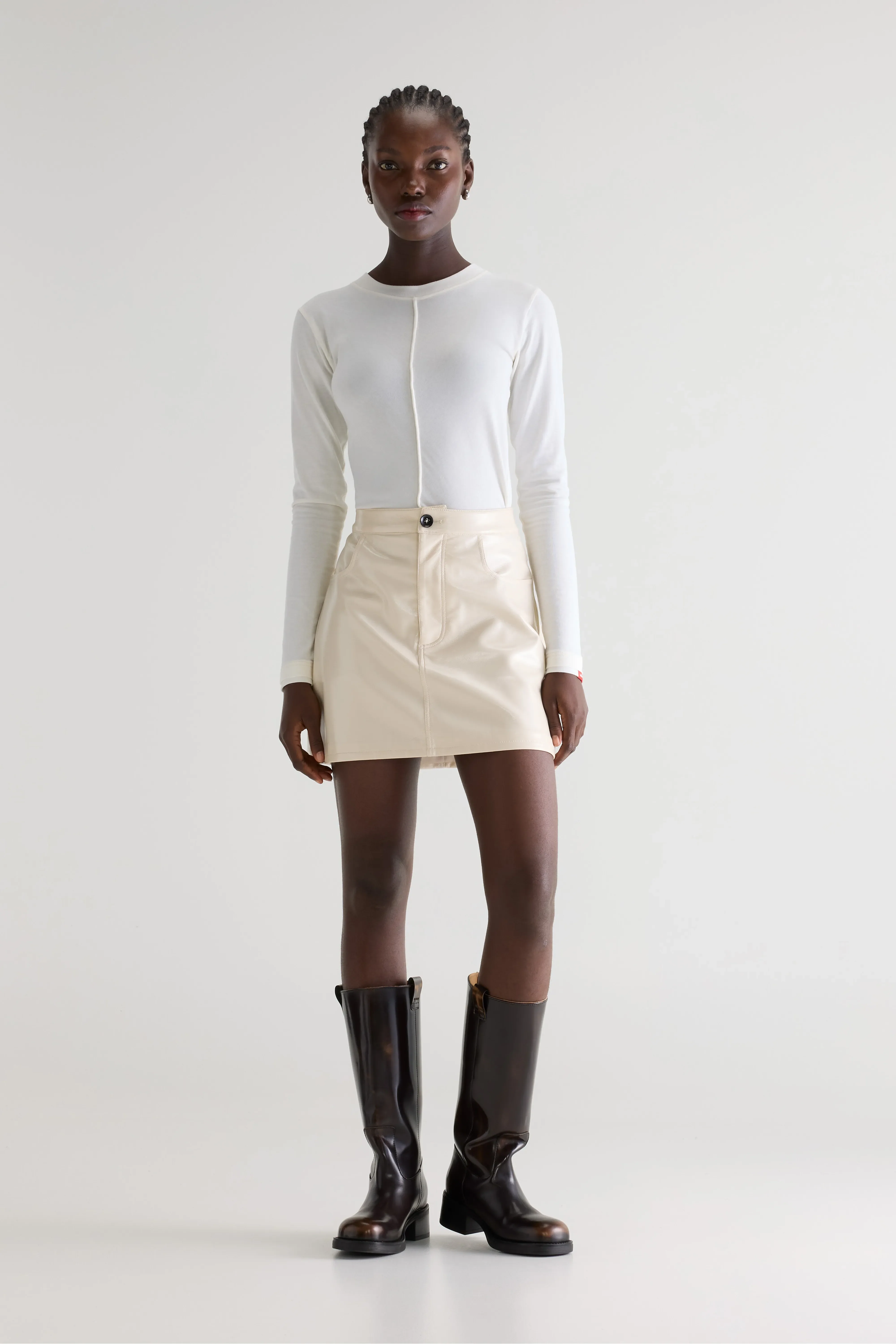 Sour mini skirt (261 / W / CREAM) - Image 2