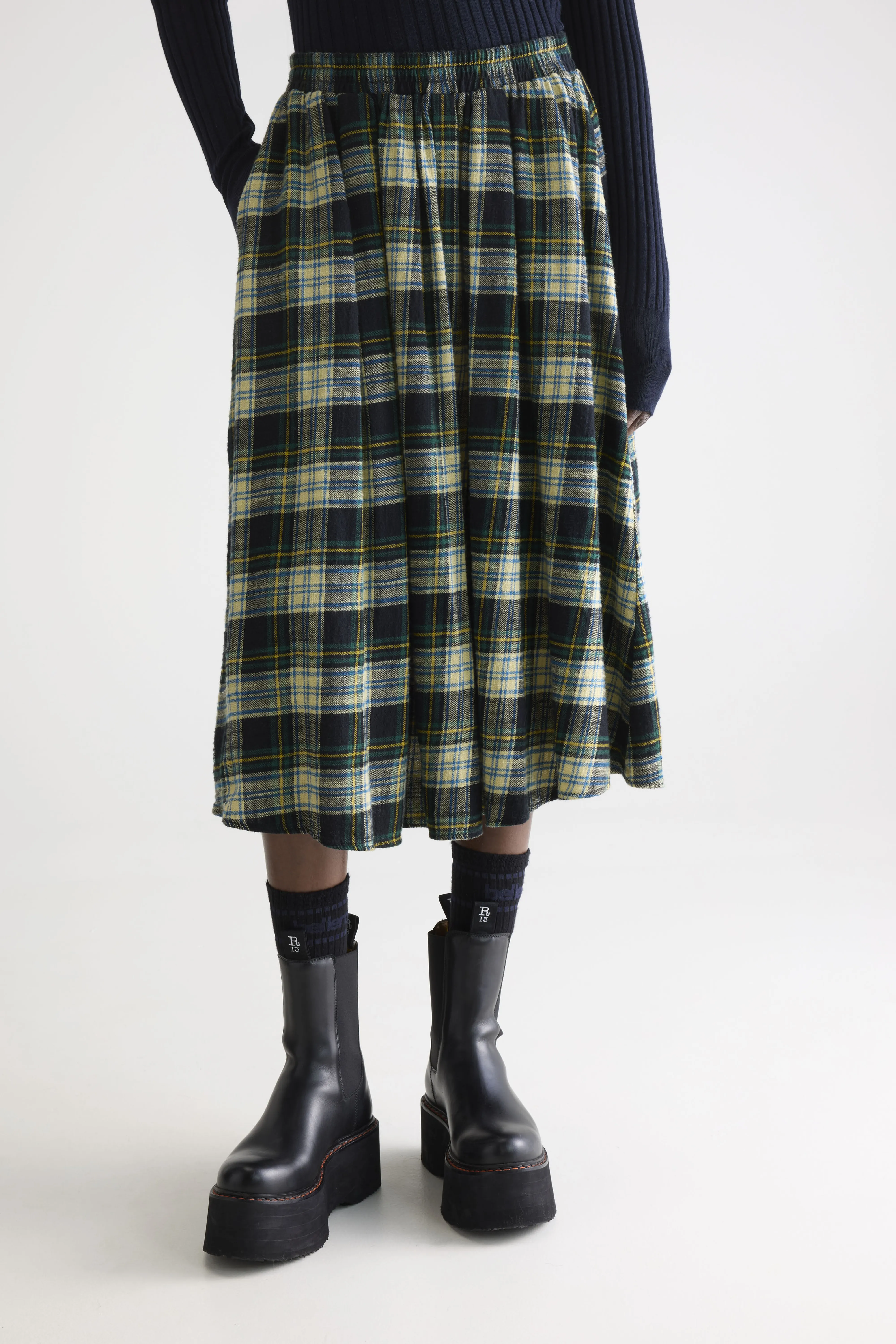 Woogie midi a-line skirt (252 / W / CHECK A) - Image 3