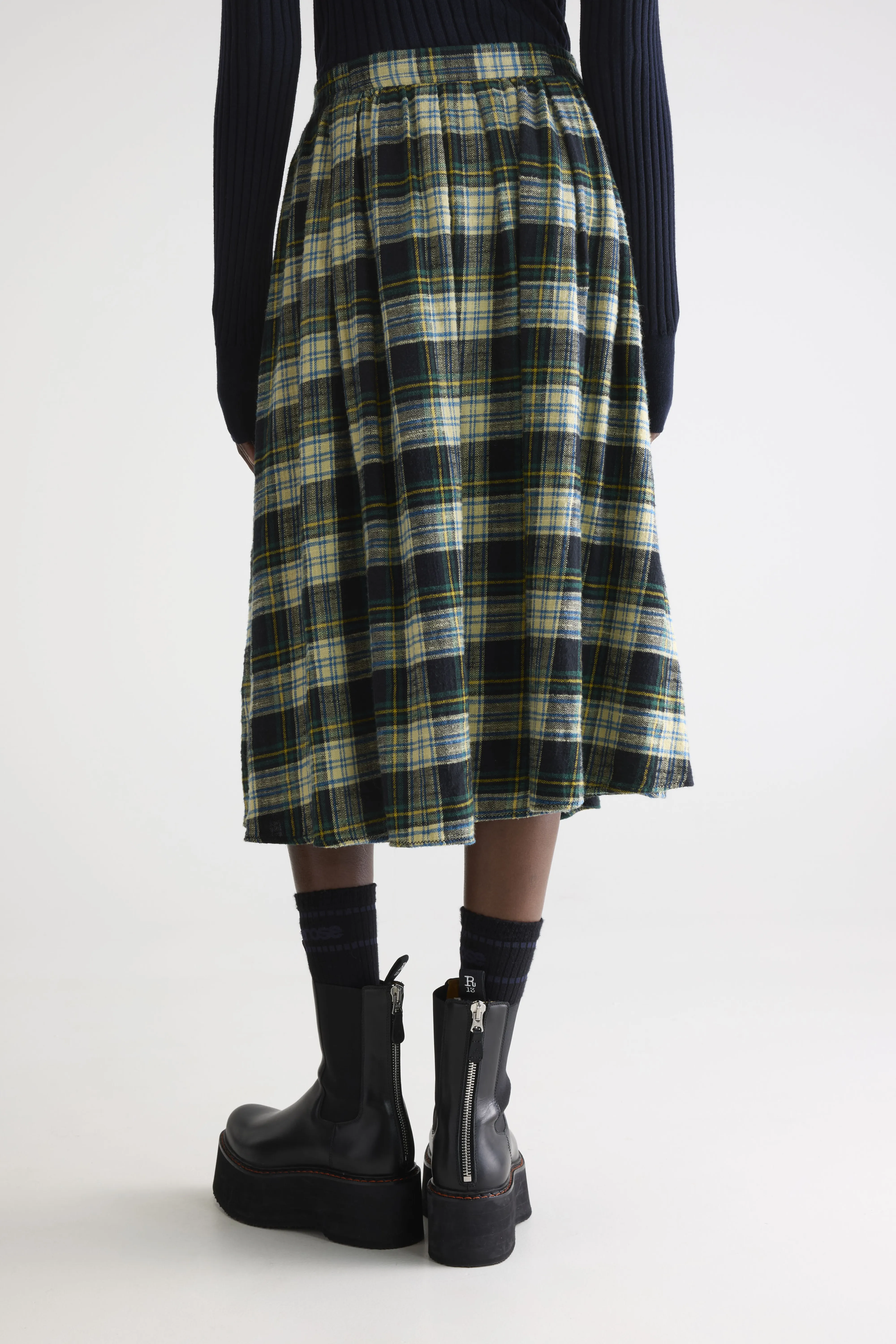 Woogie midi a-line skirt (252 / W / CHECK A) - Image 4