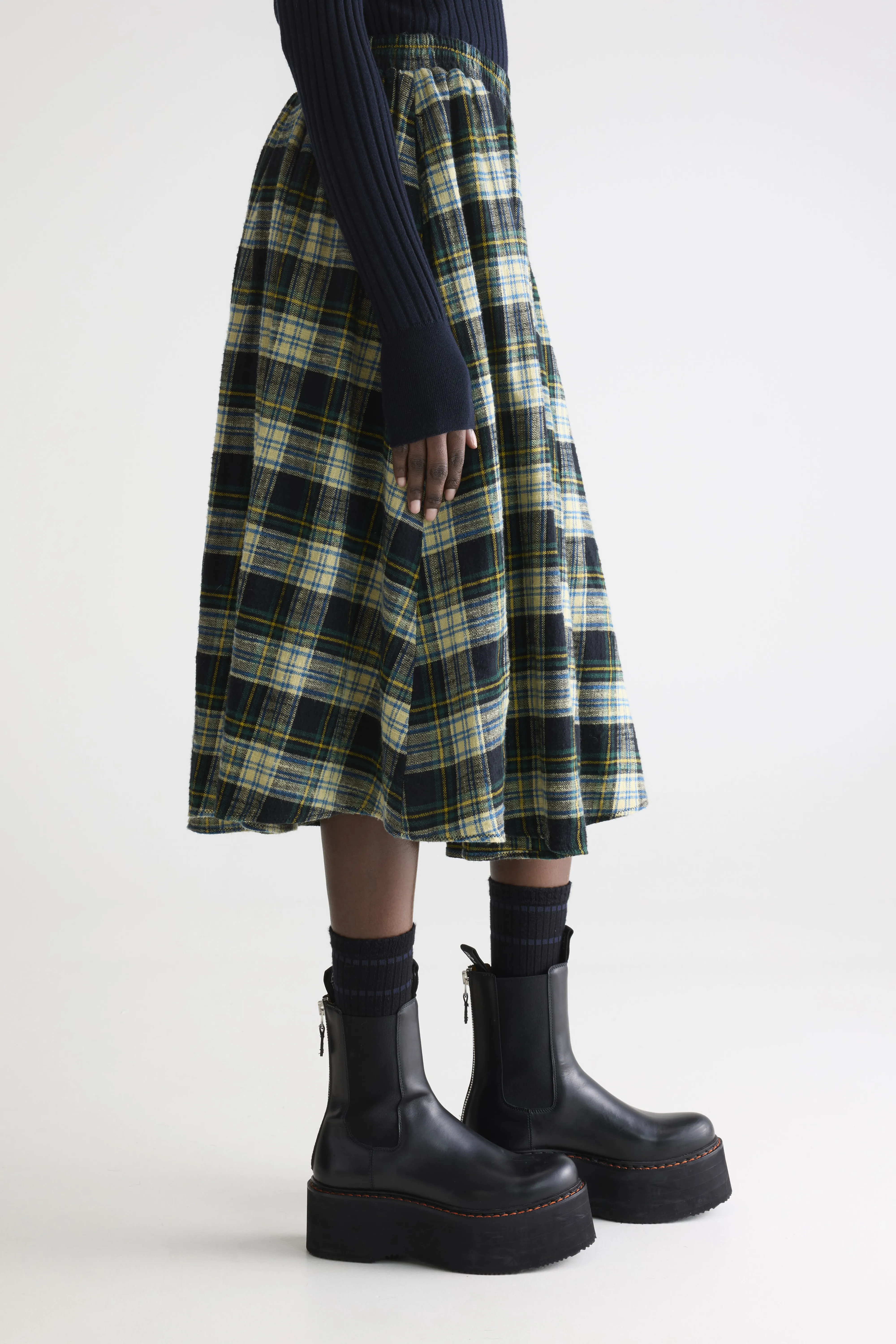 Woogie midi a-line skirt (252 / W / CHECK A) - Image 5