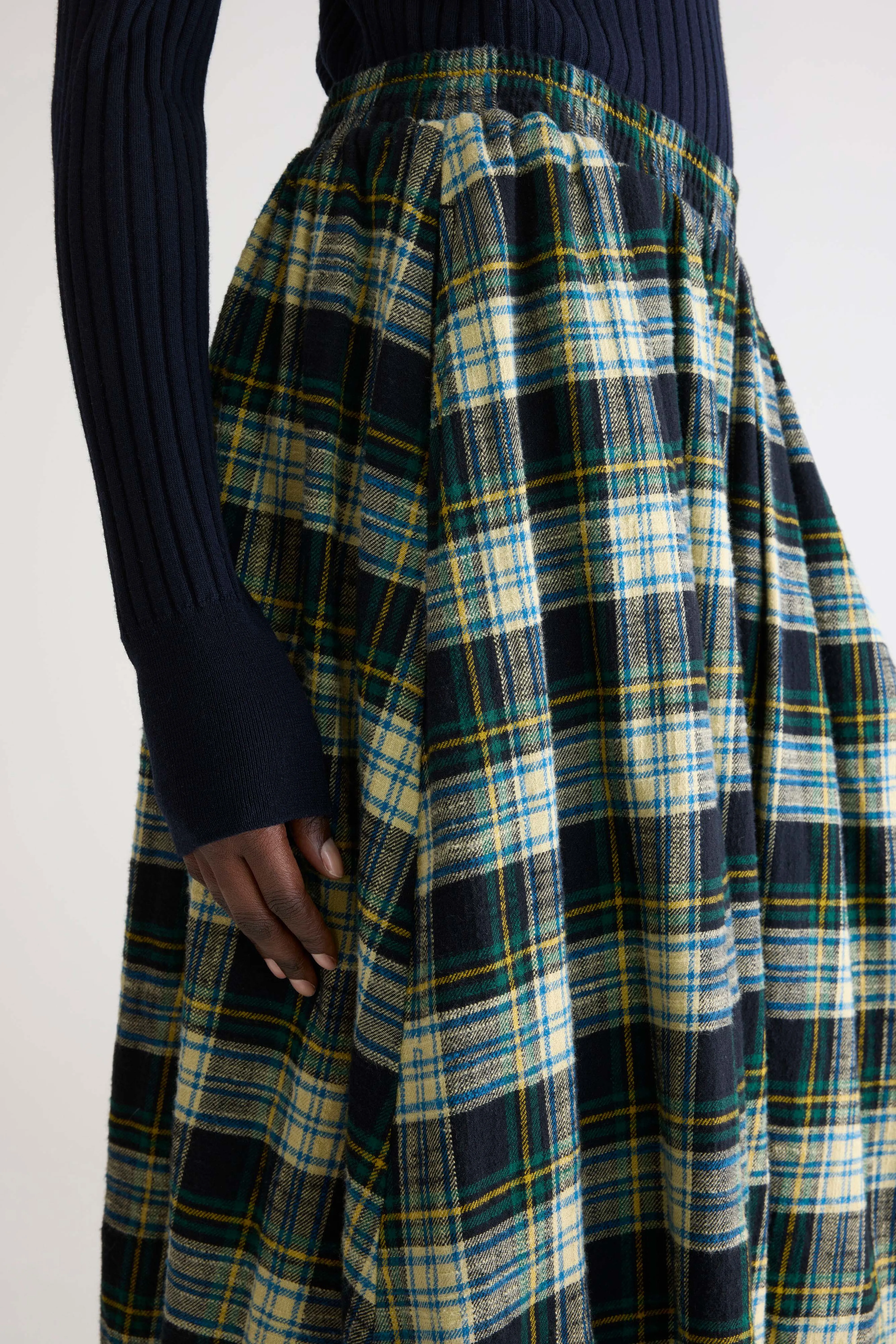 Woogie midi a-line skirt (252 / W / CHECK A) - Image 6