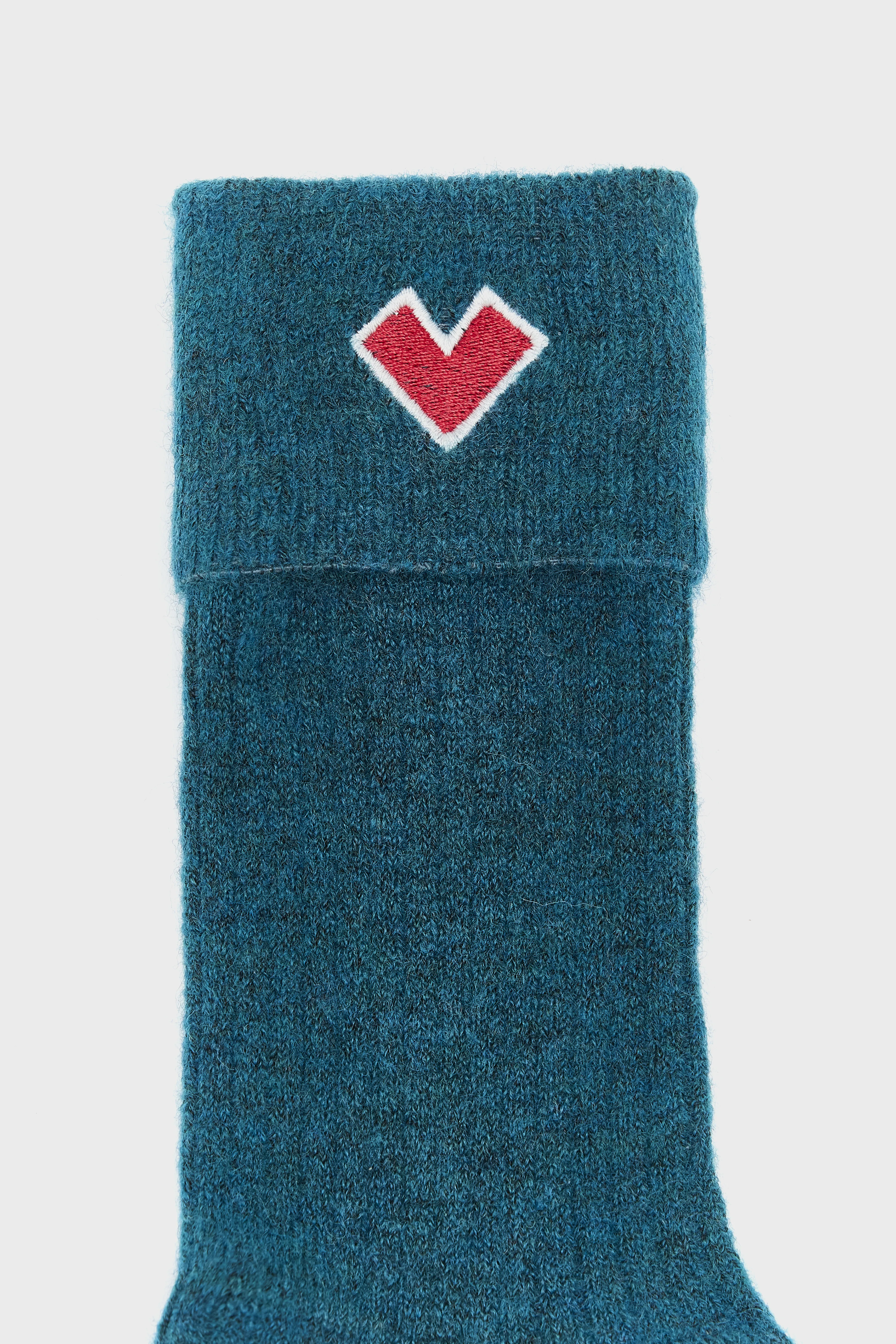 Bani ribbed socks (252 / W / CYAN) - Image 3