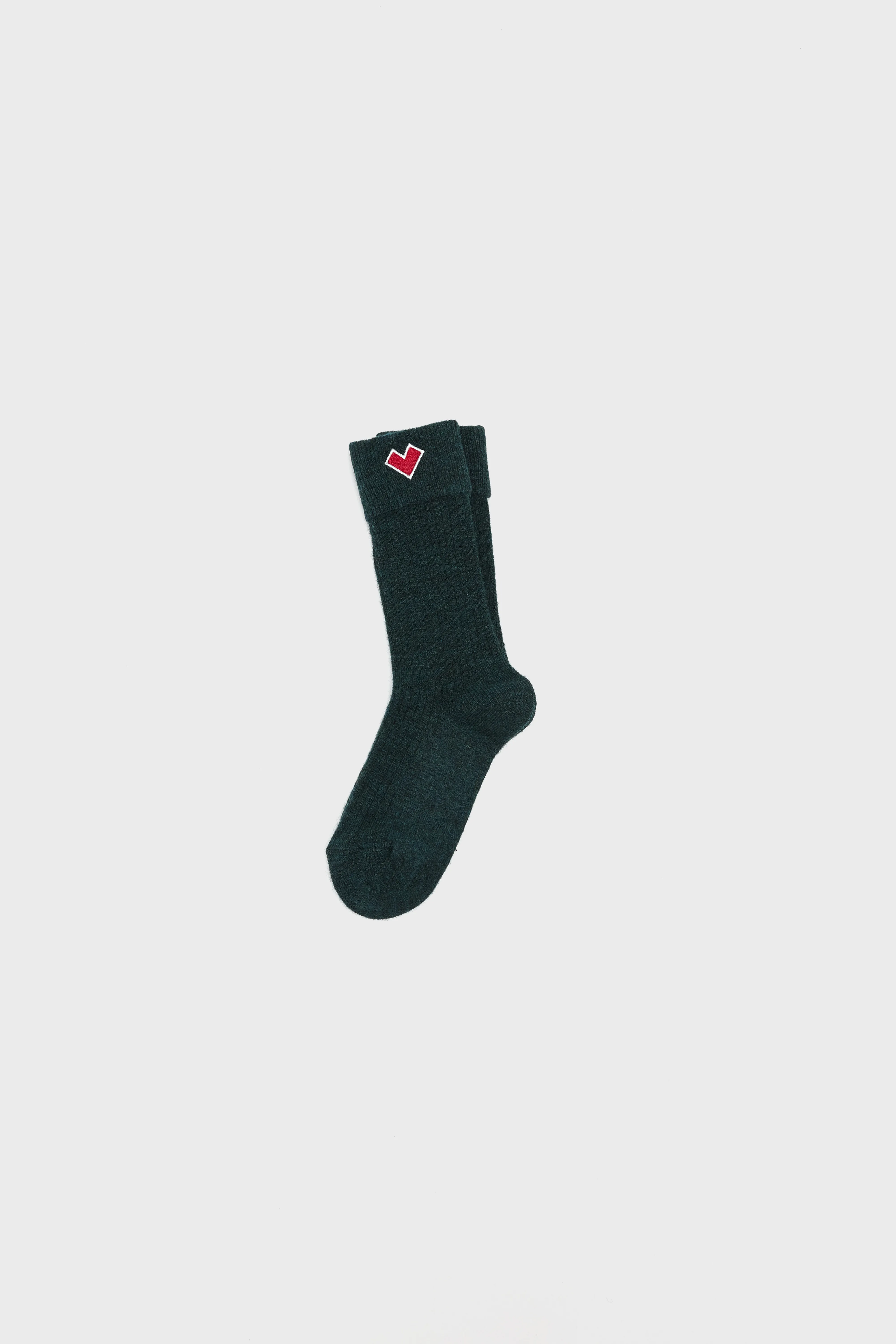 Bani ribbed socks (252 / W / EMERALD) - Image 2