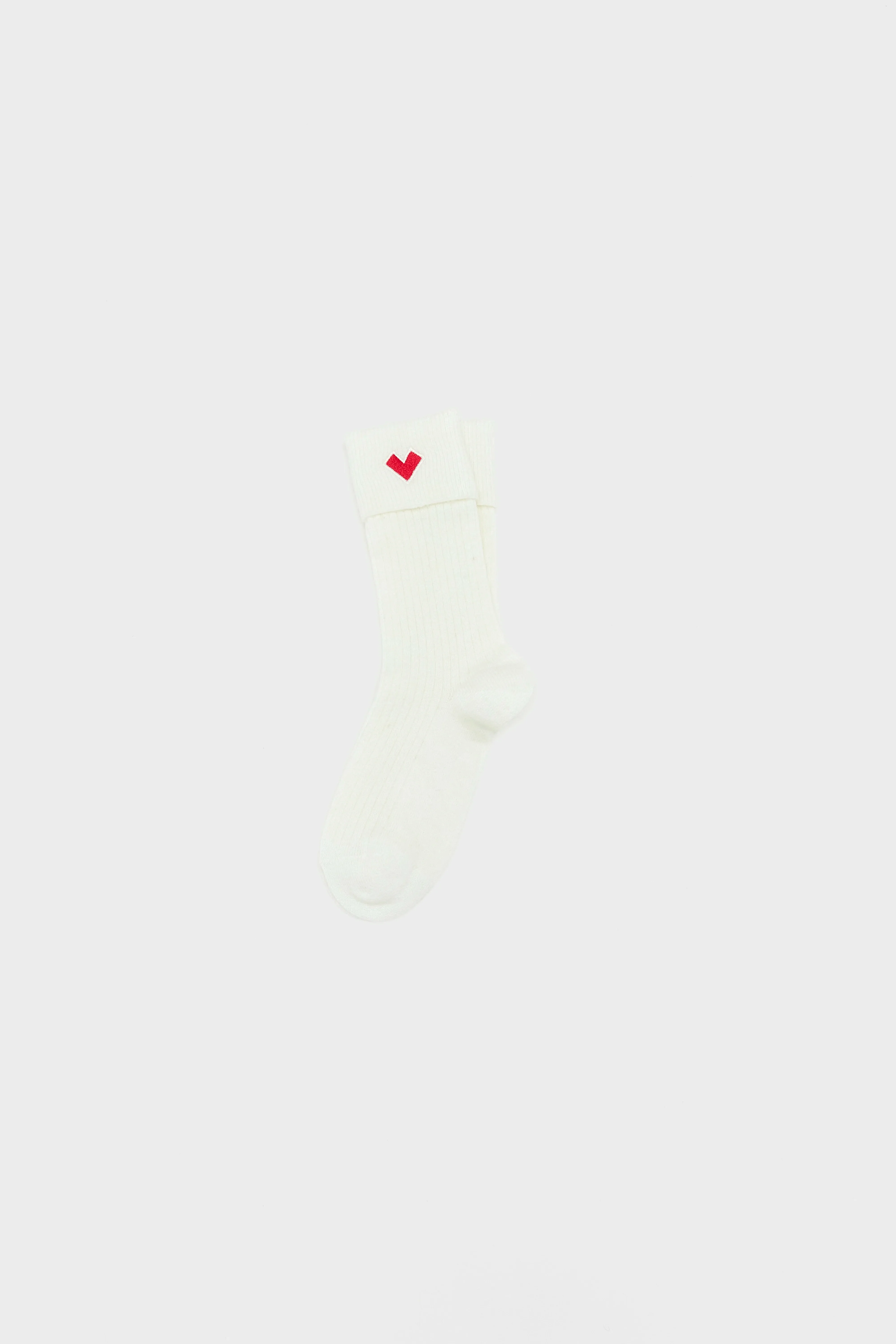 Bani ribbed socks (252 / W / VINTAGE WHITE) - Image 2