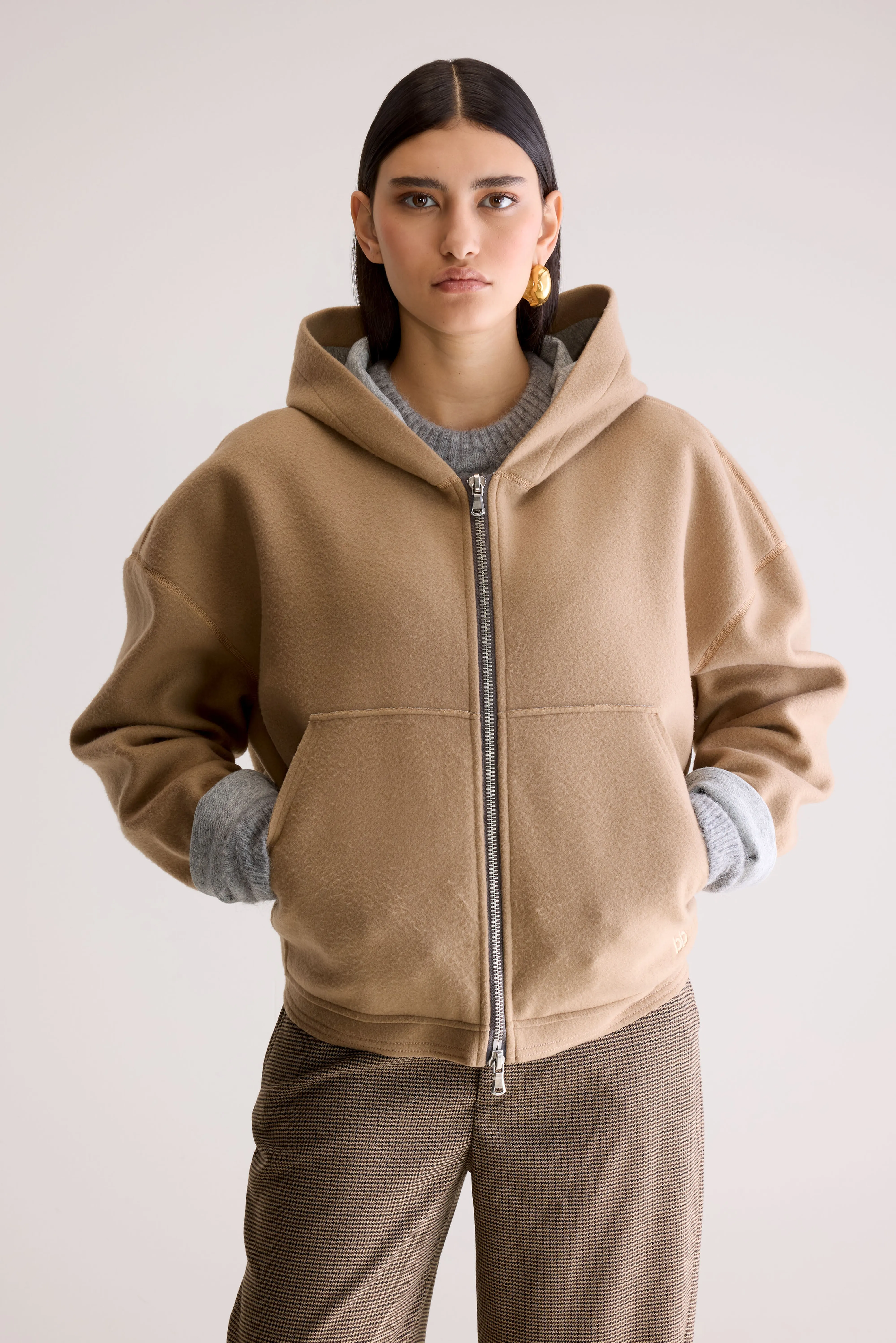 Fannel hooded sweatshirt (252 / W / SOIL) - Image 2